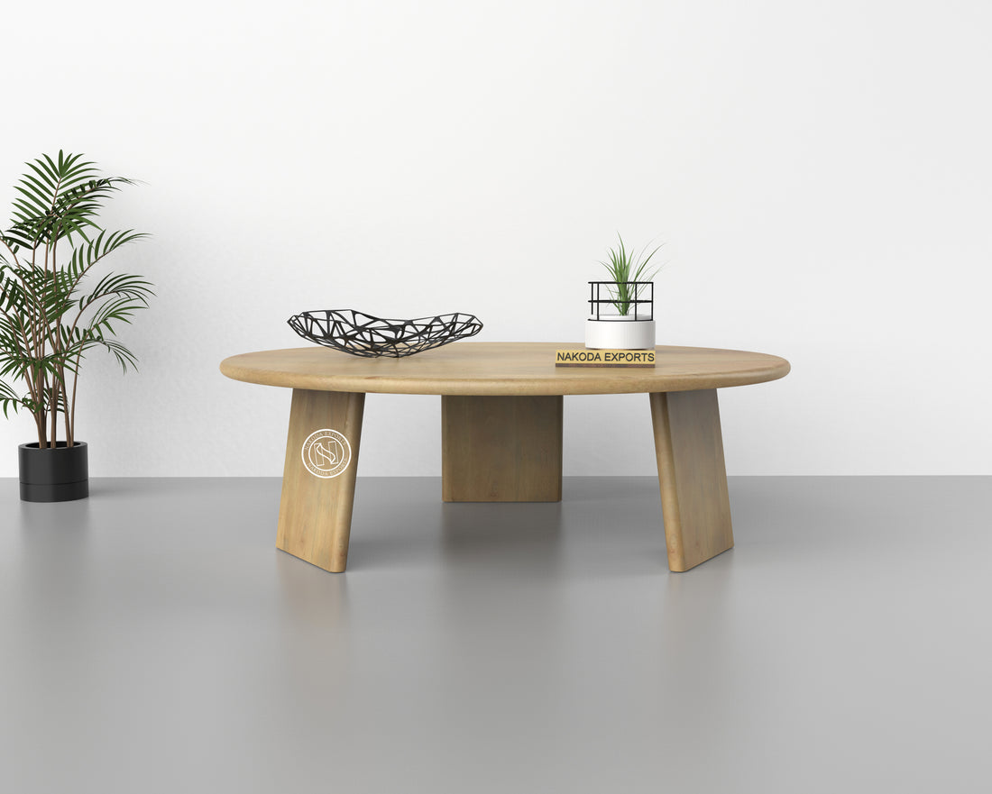 Oval Modern Coffee Table