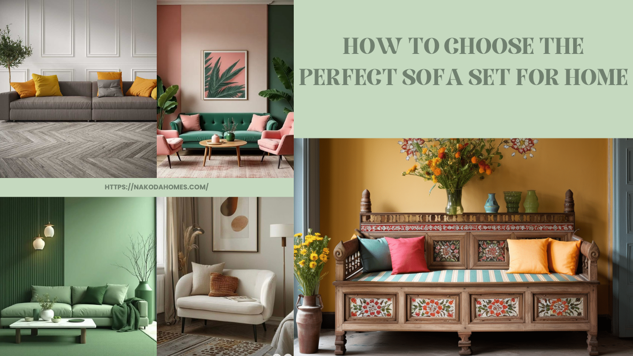 How to Choose the Perfect Sofa Set for Home