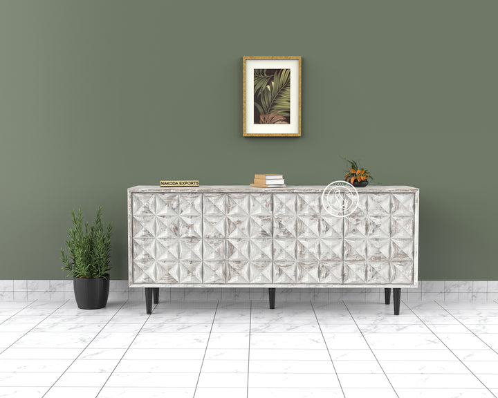 Serenity Pattern Mango Wood Sideboard