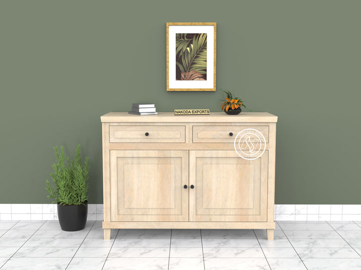 Rustic Charm Mango Wood Sideboard