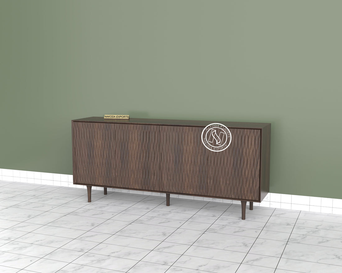 Ocean Wave Mango Wood Sideboard