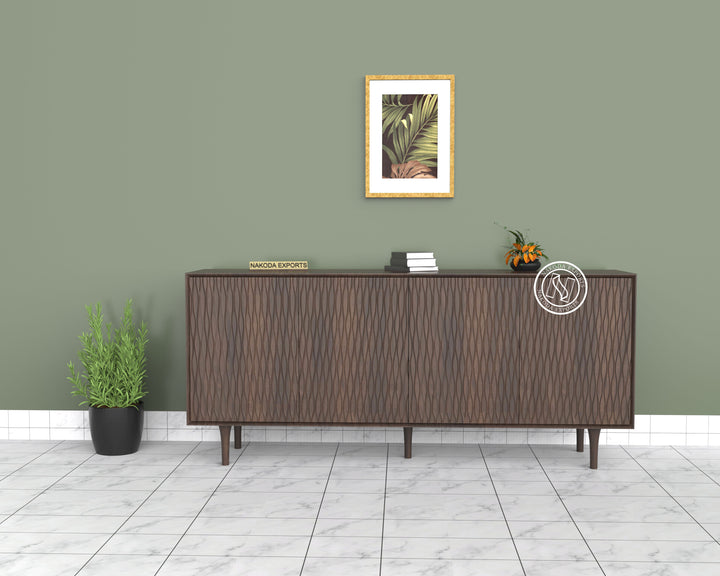 Ocean Wave Mango Wood Sideboard