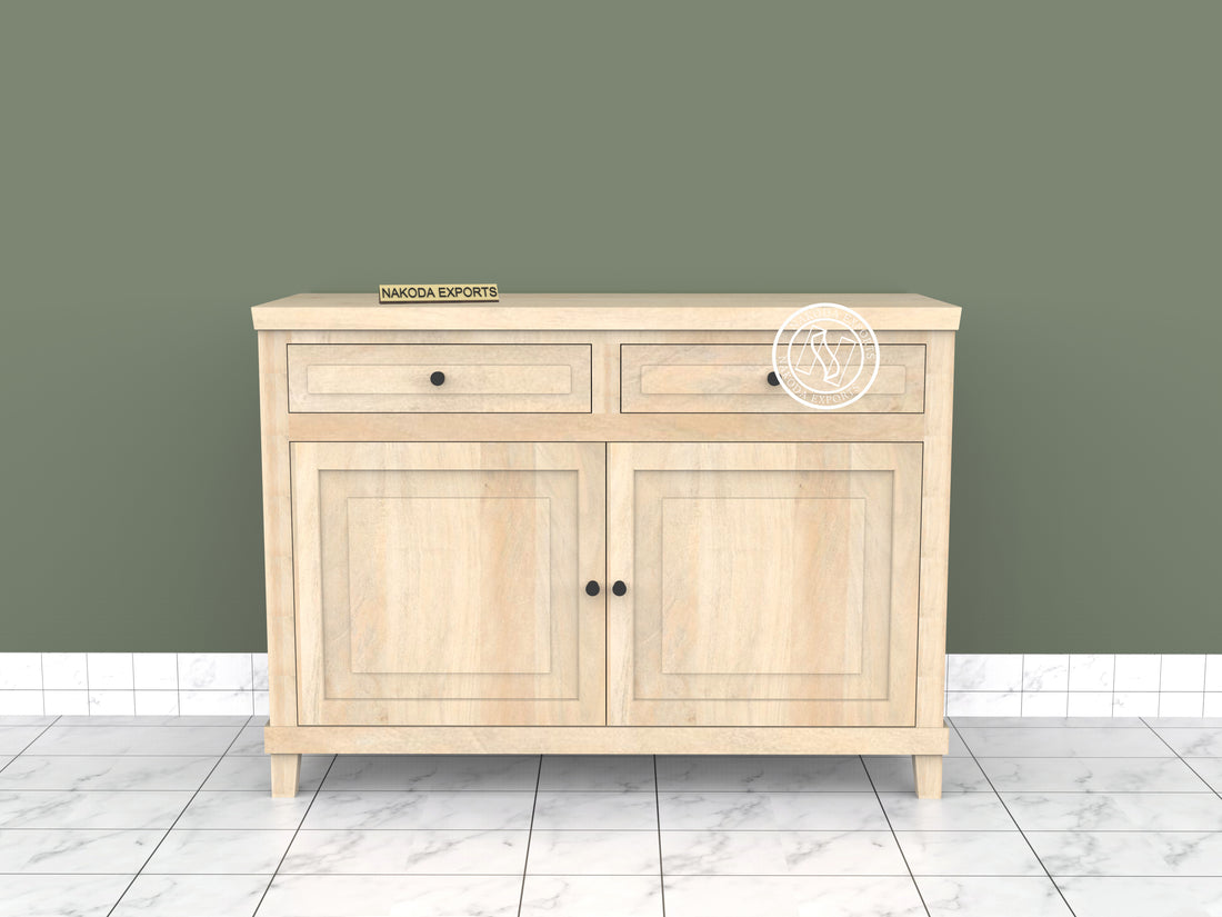 Rustic Charm Mango Wood Sideboard