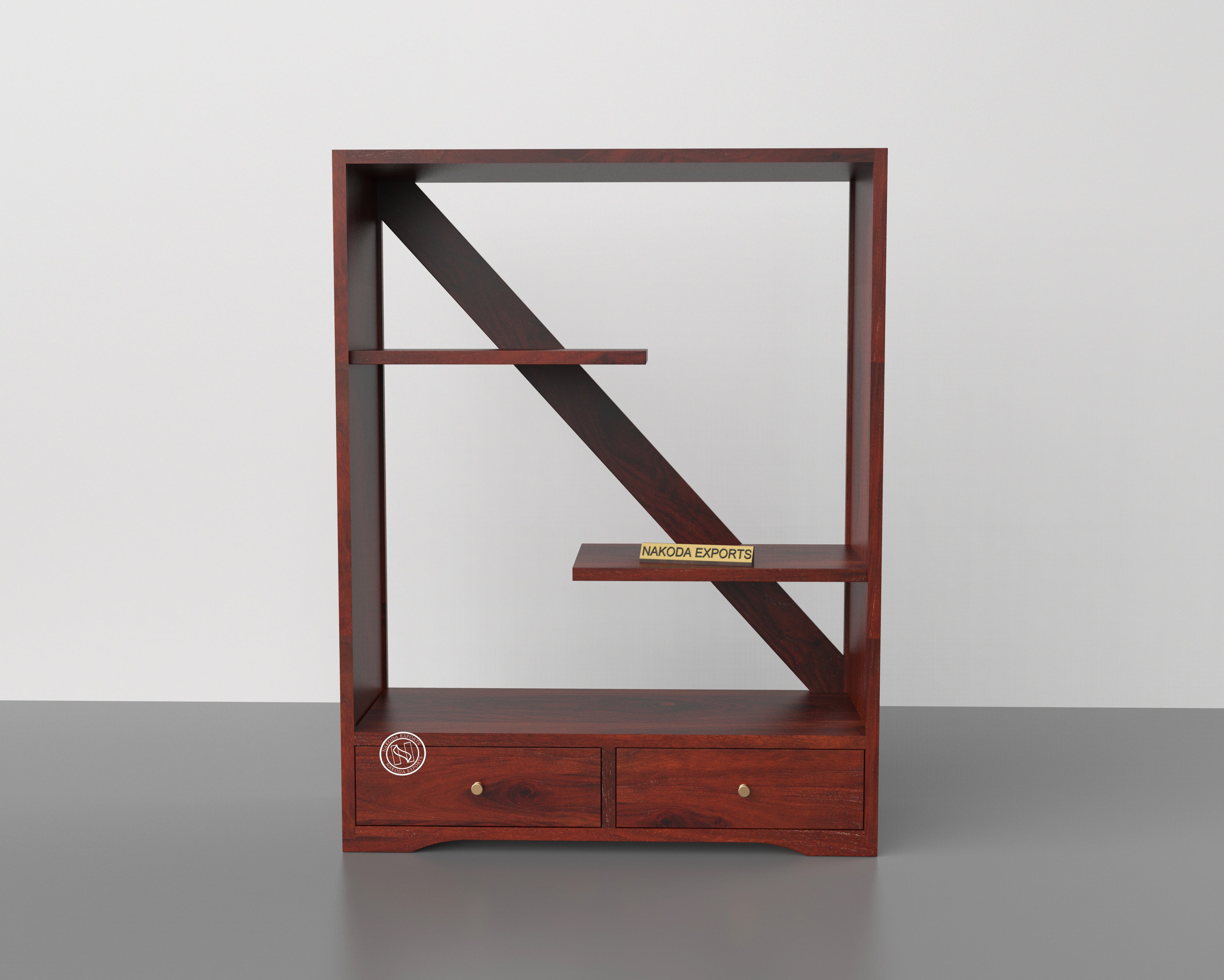 Modra Sheesham Wooden Bookshelf