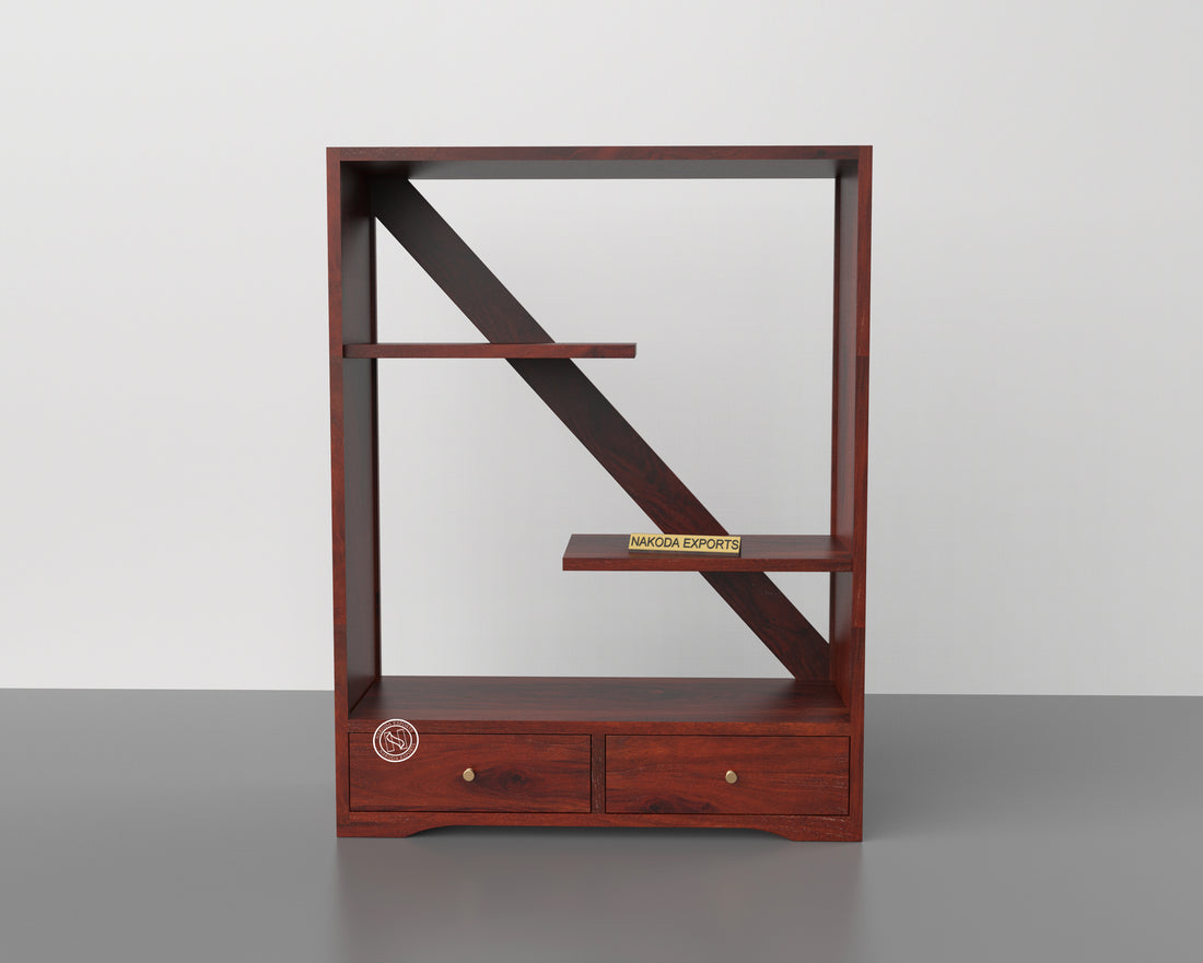Modra Sheesham Wooden Bookshelf