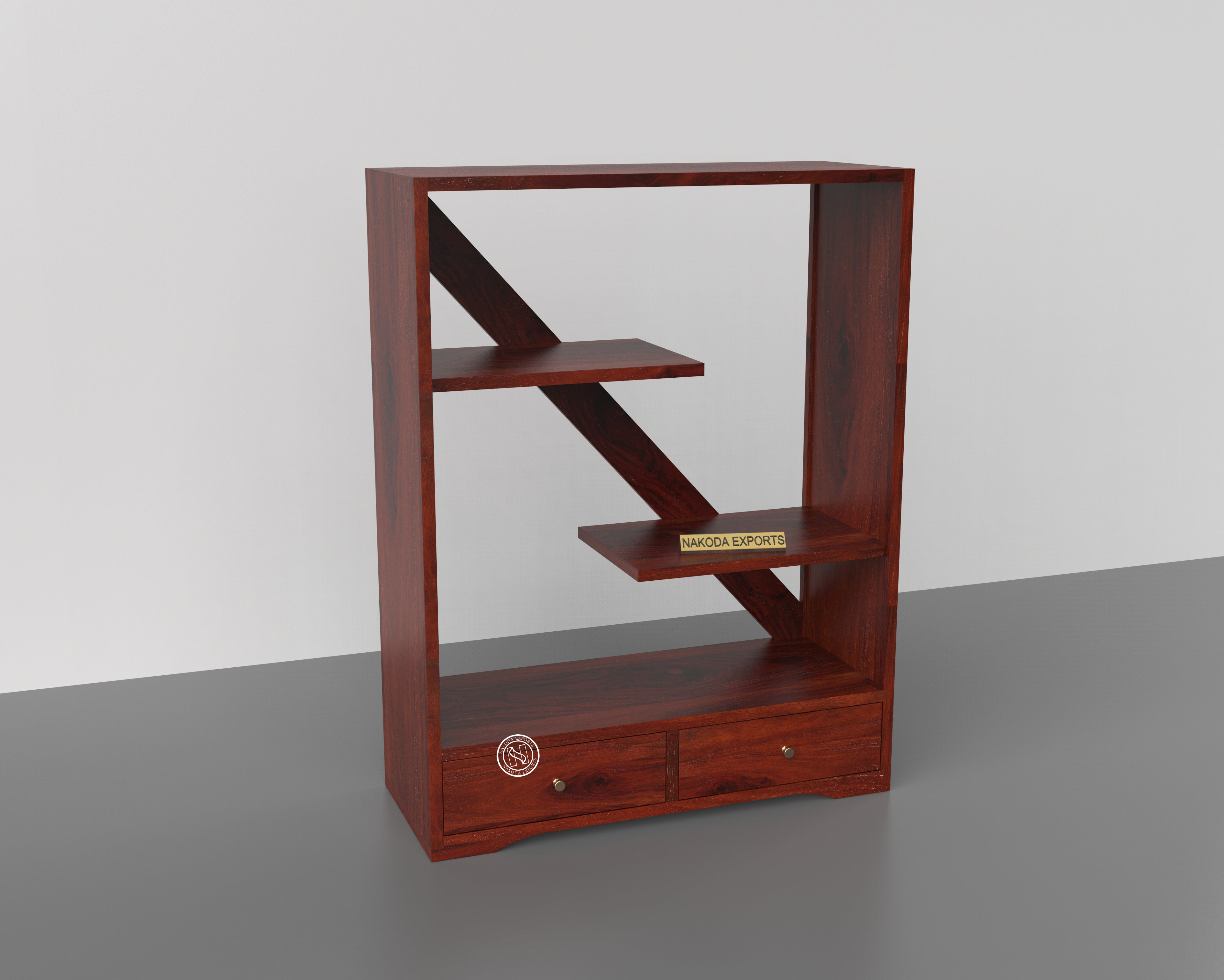 Modra Sheesham Wooden Bookshelf