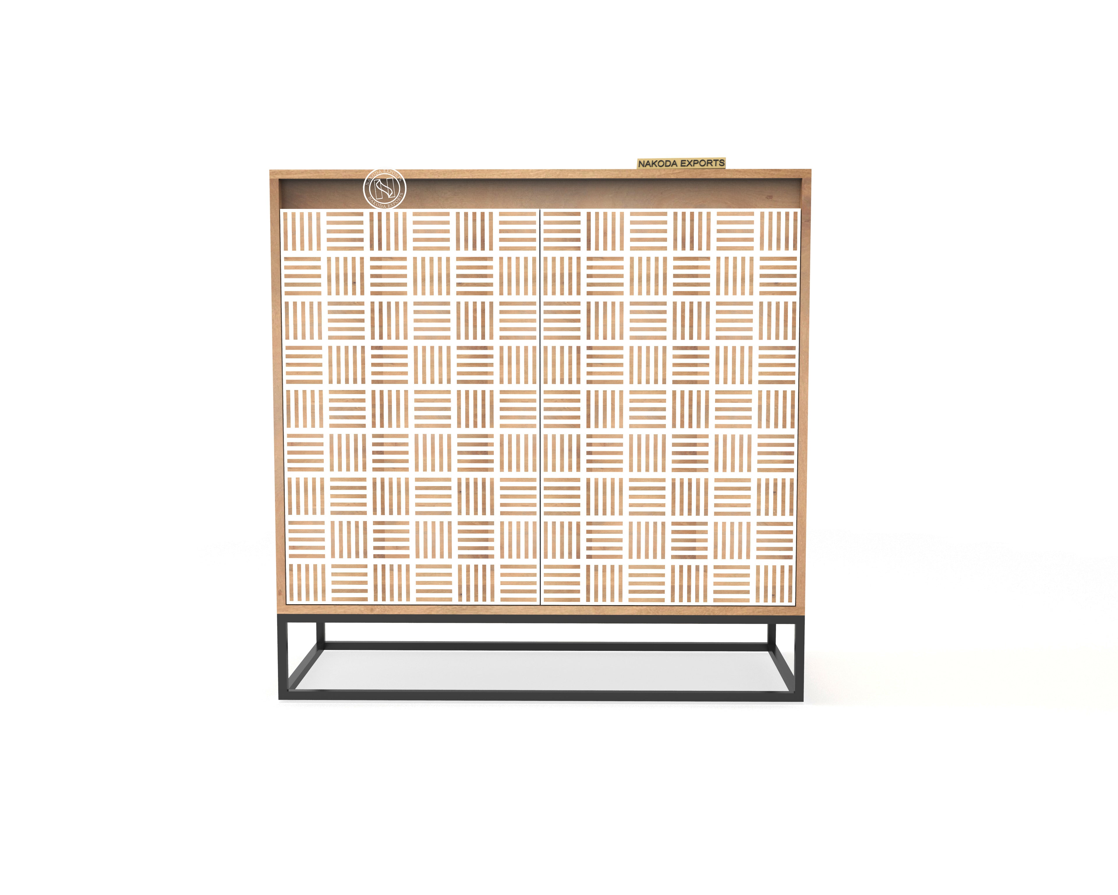 Kubb Pattern 2 Door Cabinet