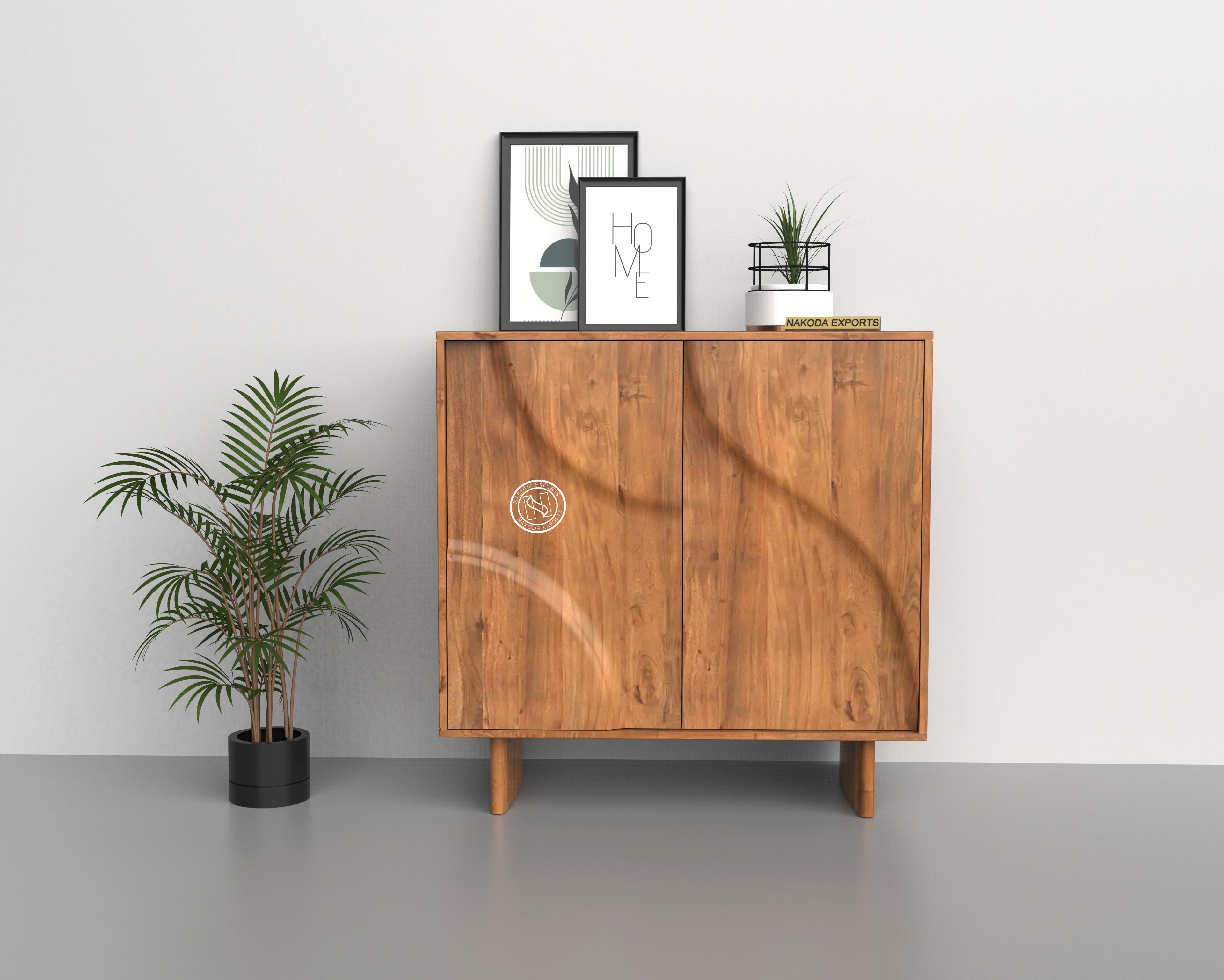 Curved Elegance Cabinet