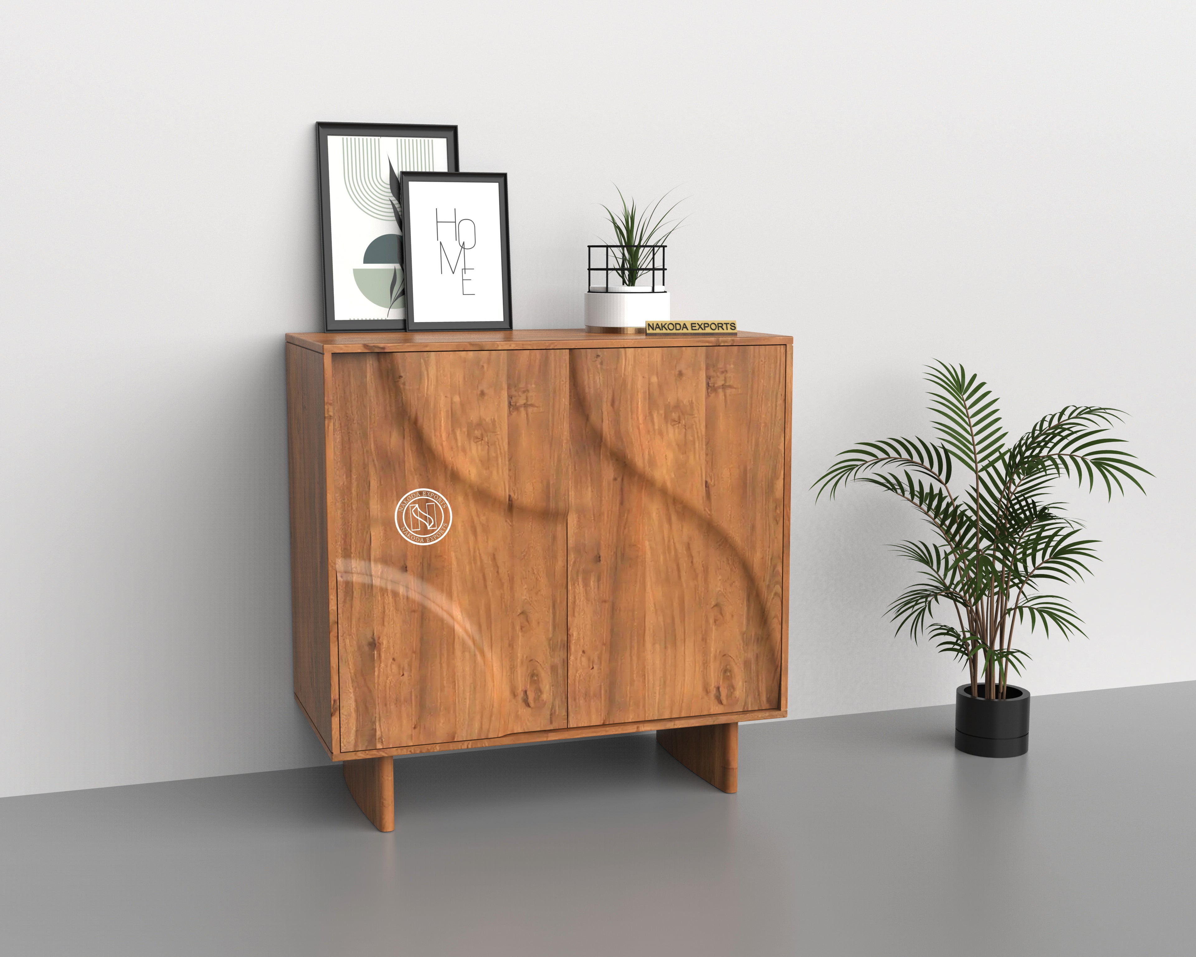 Curved Elegance Cabinet