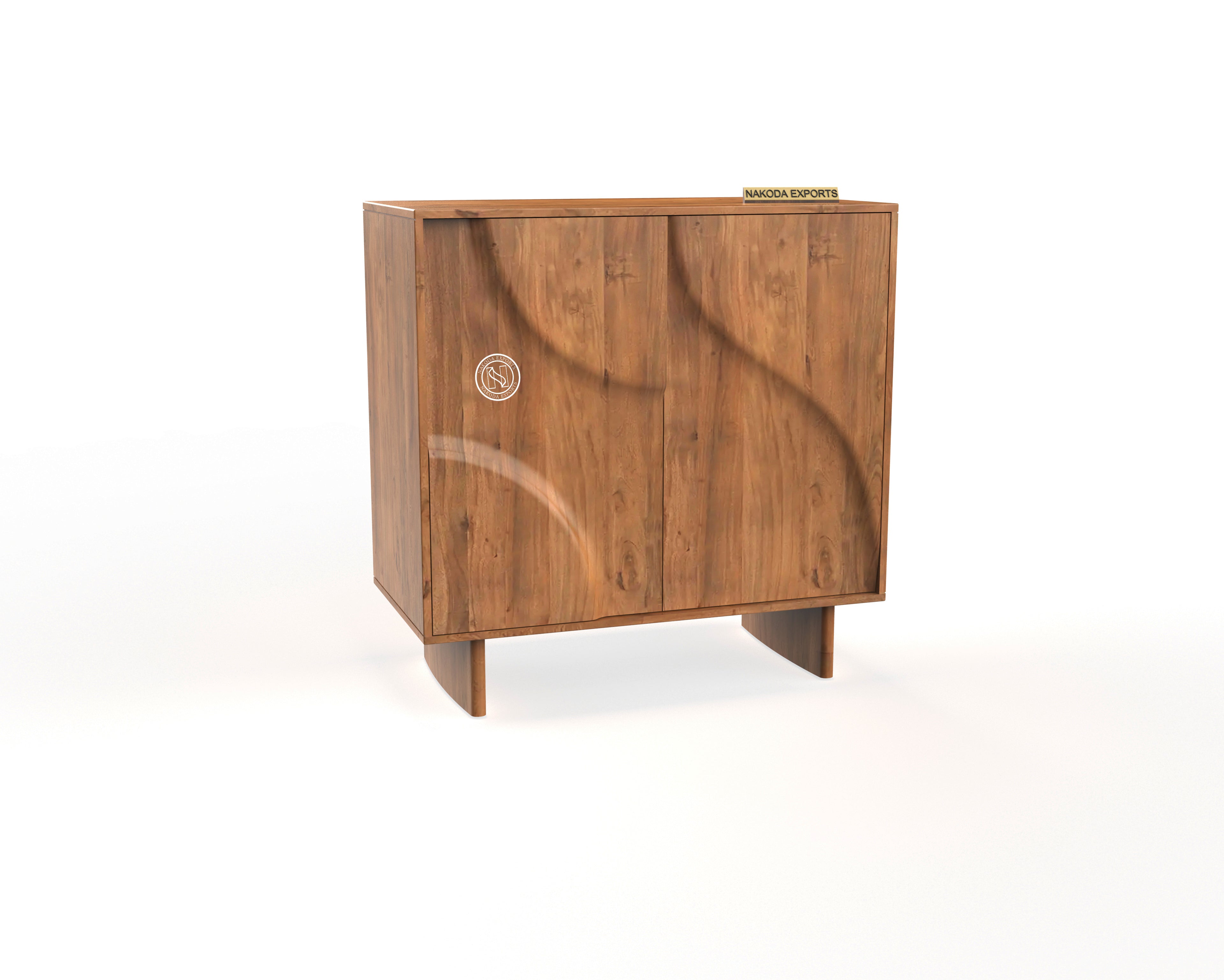 Curved Elegance Cabinet