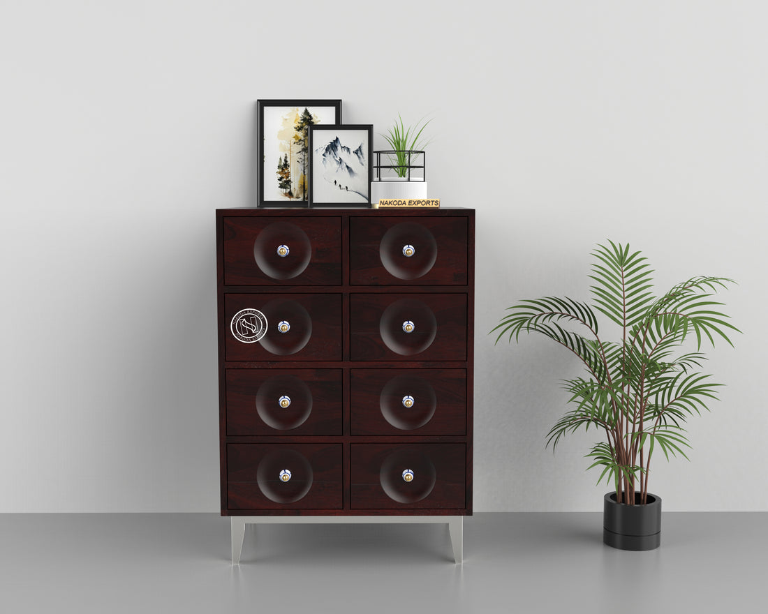 wooden chest of drawers