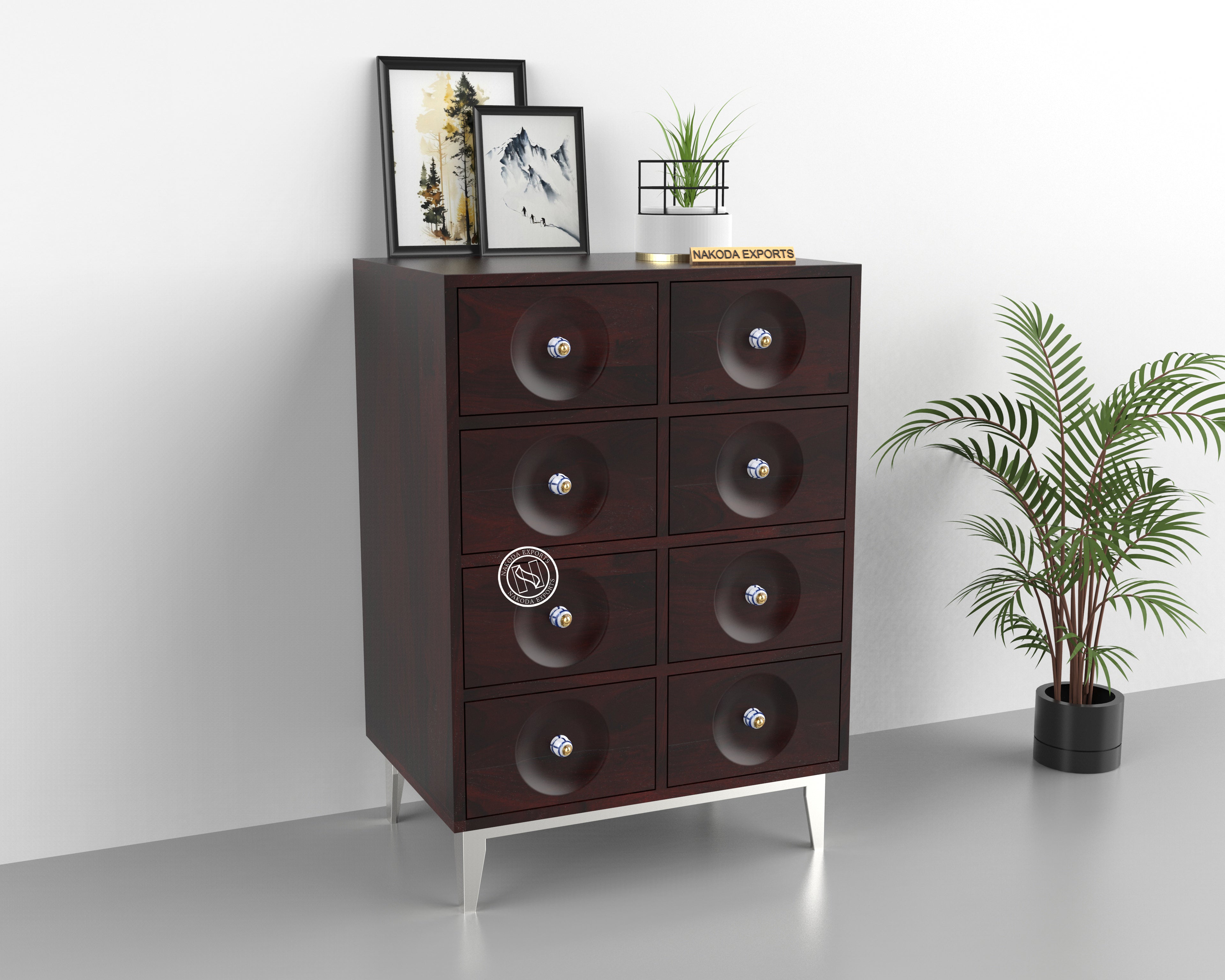 Sheesham Eclipse Chest Of Drawer