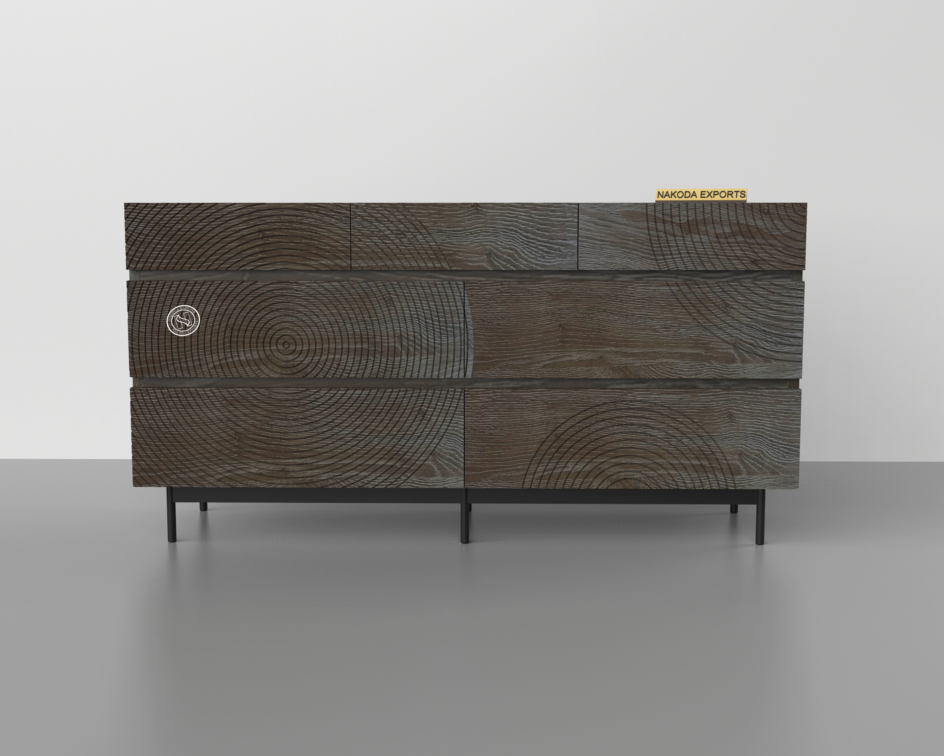 RUSTIC RINGS CHEST OF DRAWER