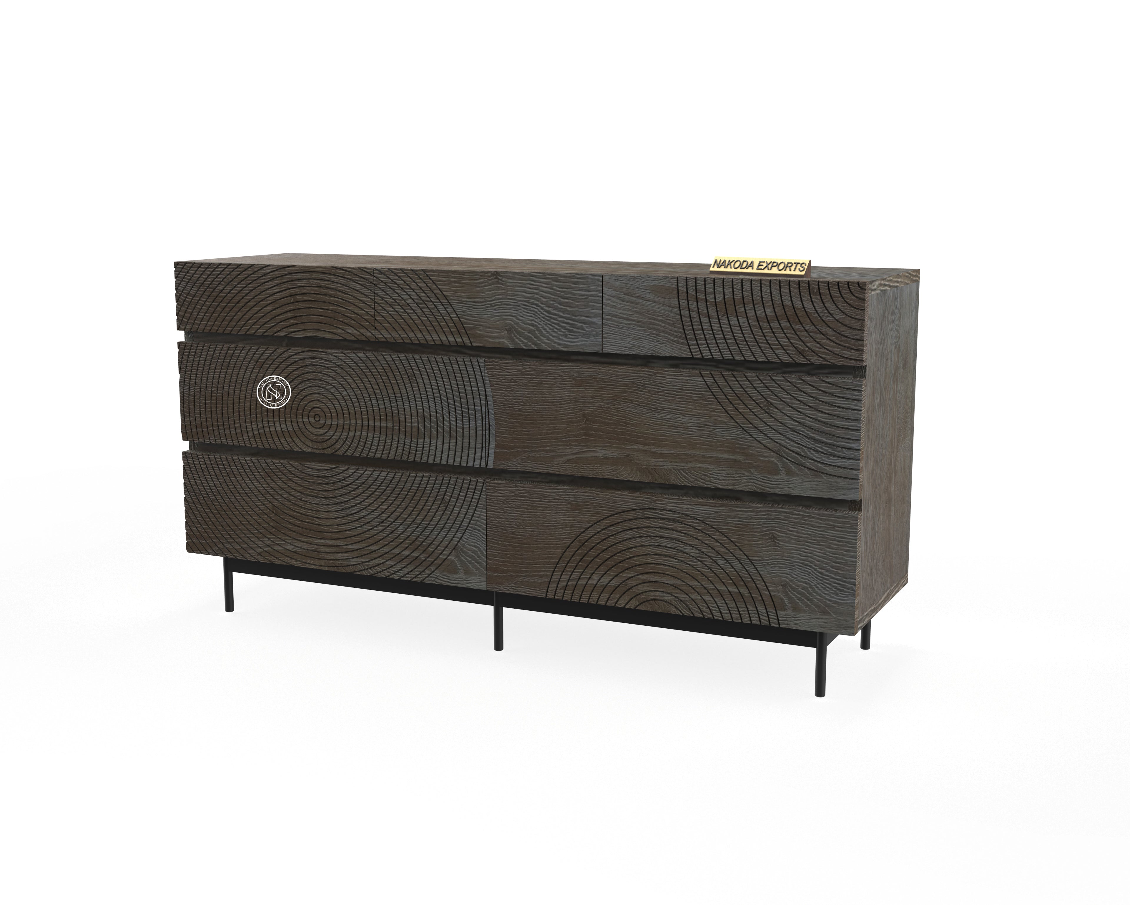 RUSTIC RINGS CHEST OF DRAWER