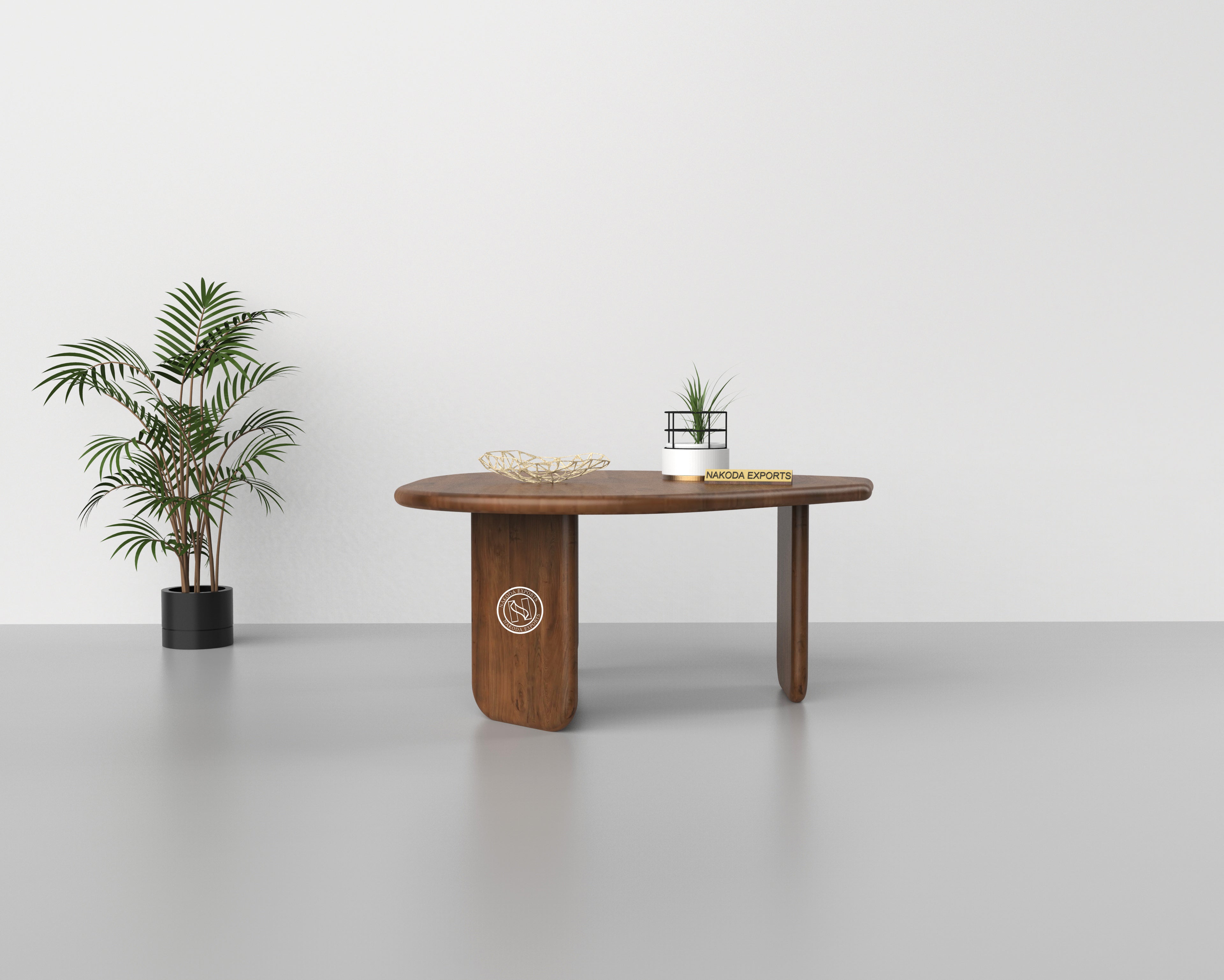 Elegant Walnut Coffee Table