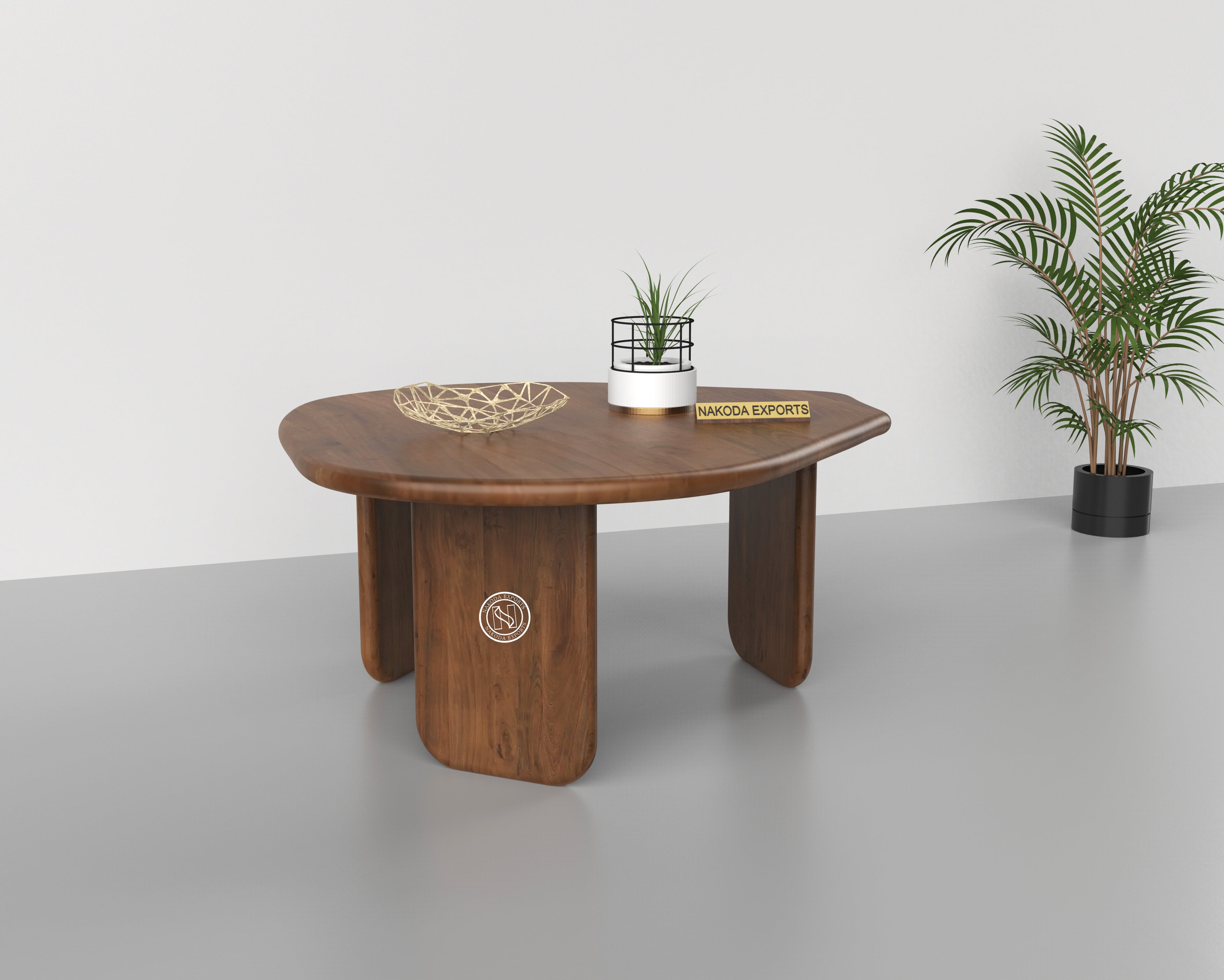 Elegant Walnut Coffee Table