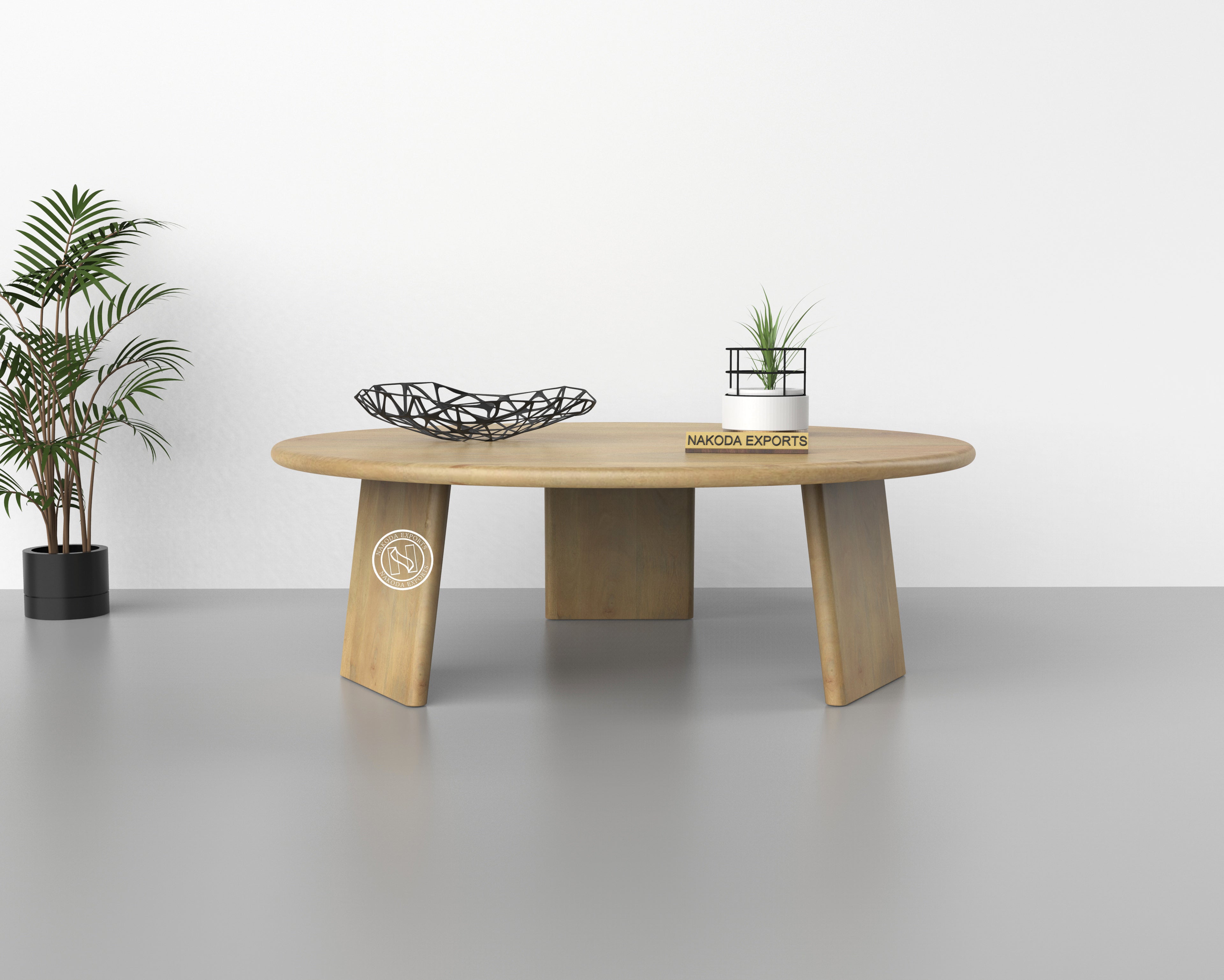 Oval Modern Coffee Table