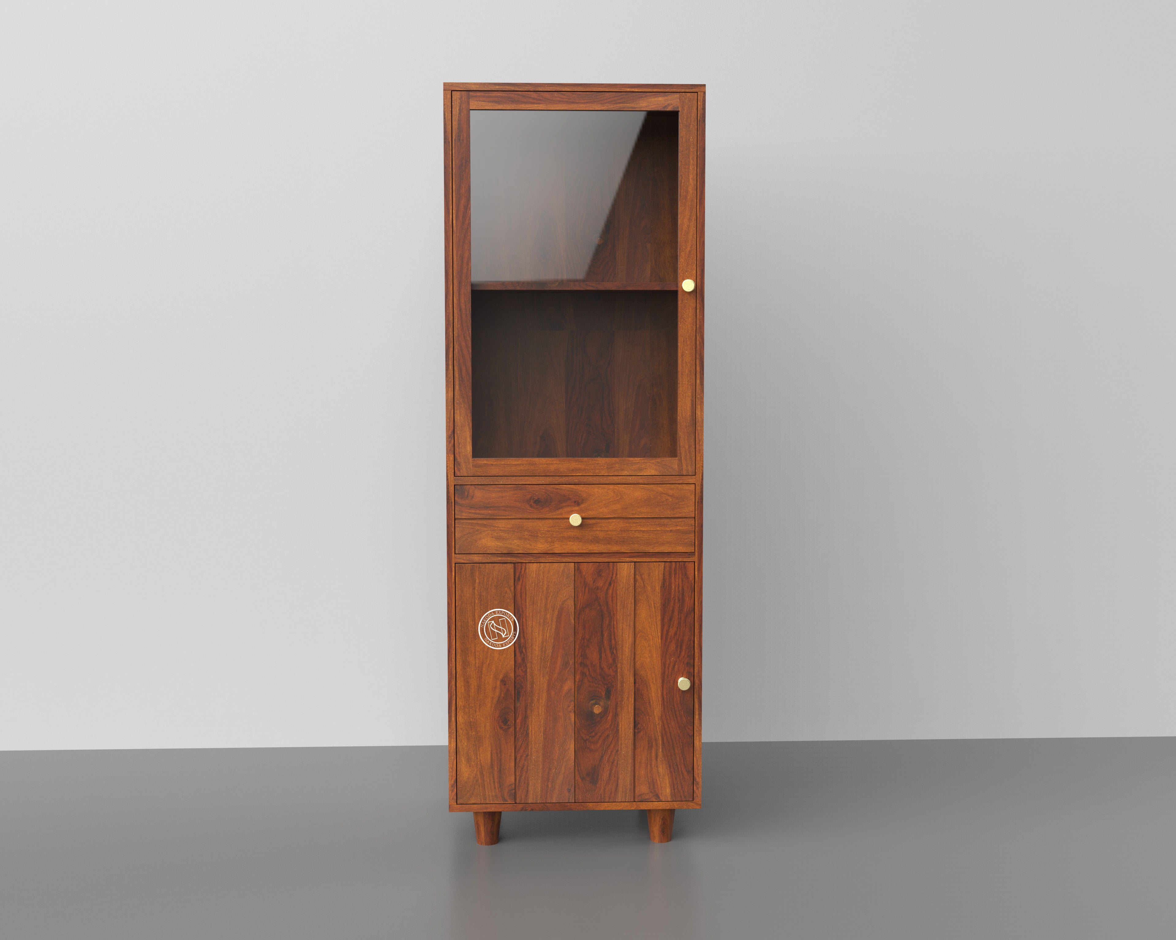 Vintage Sheesham Crockery Cabinet