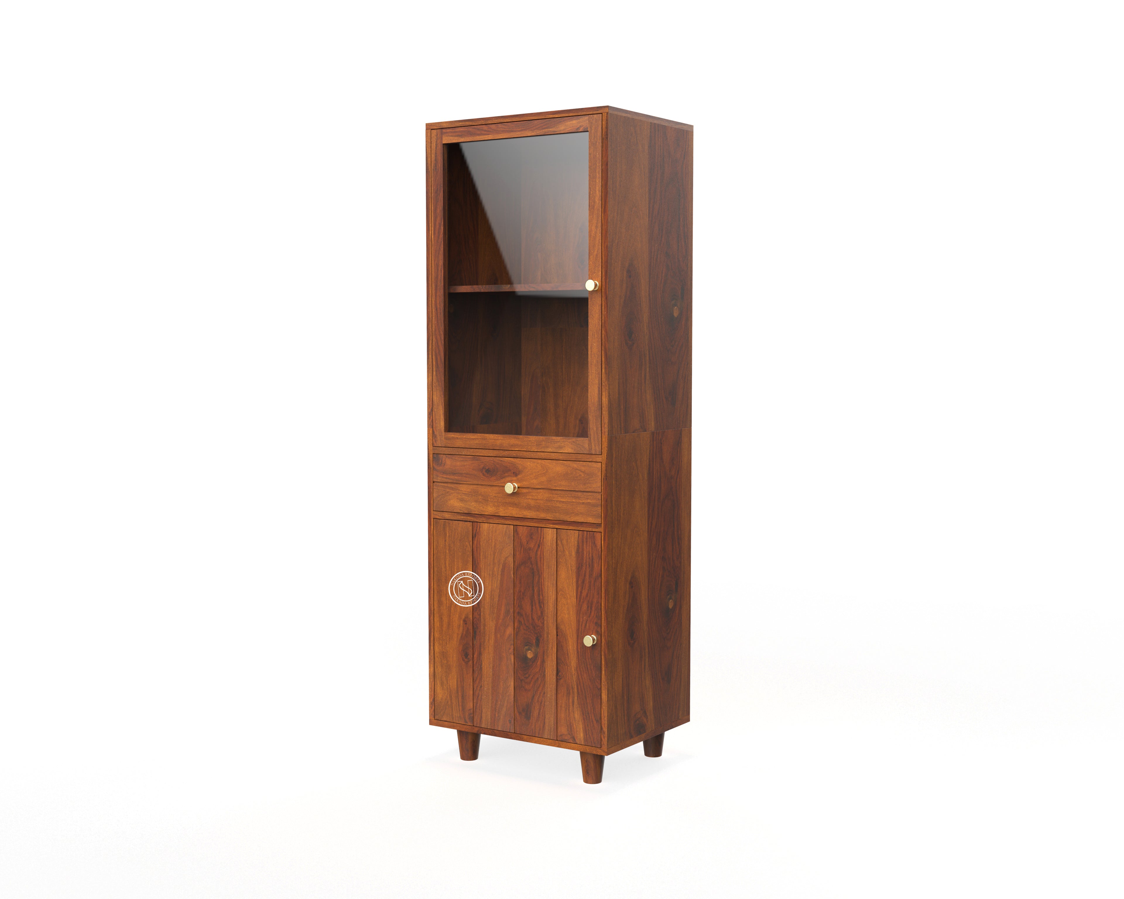 Vintage Sheesham Crockery Cabinet