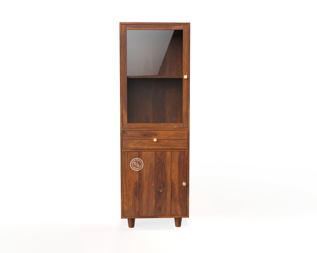 Vintage Sheesham Crockery Cabinet