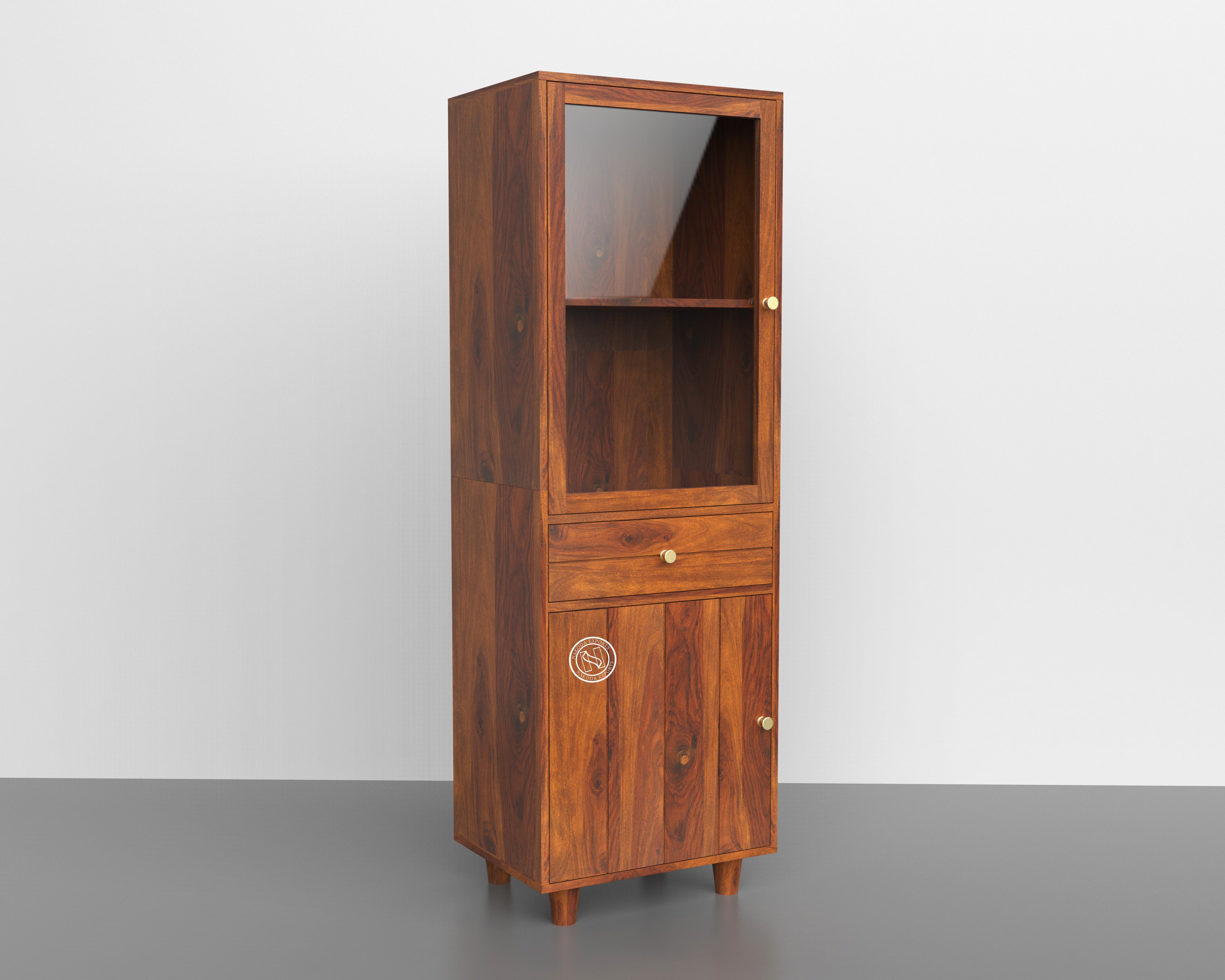 Vintage Sheesham Crockery Cabinet