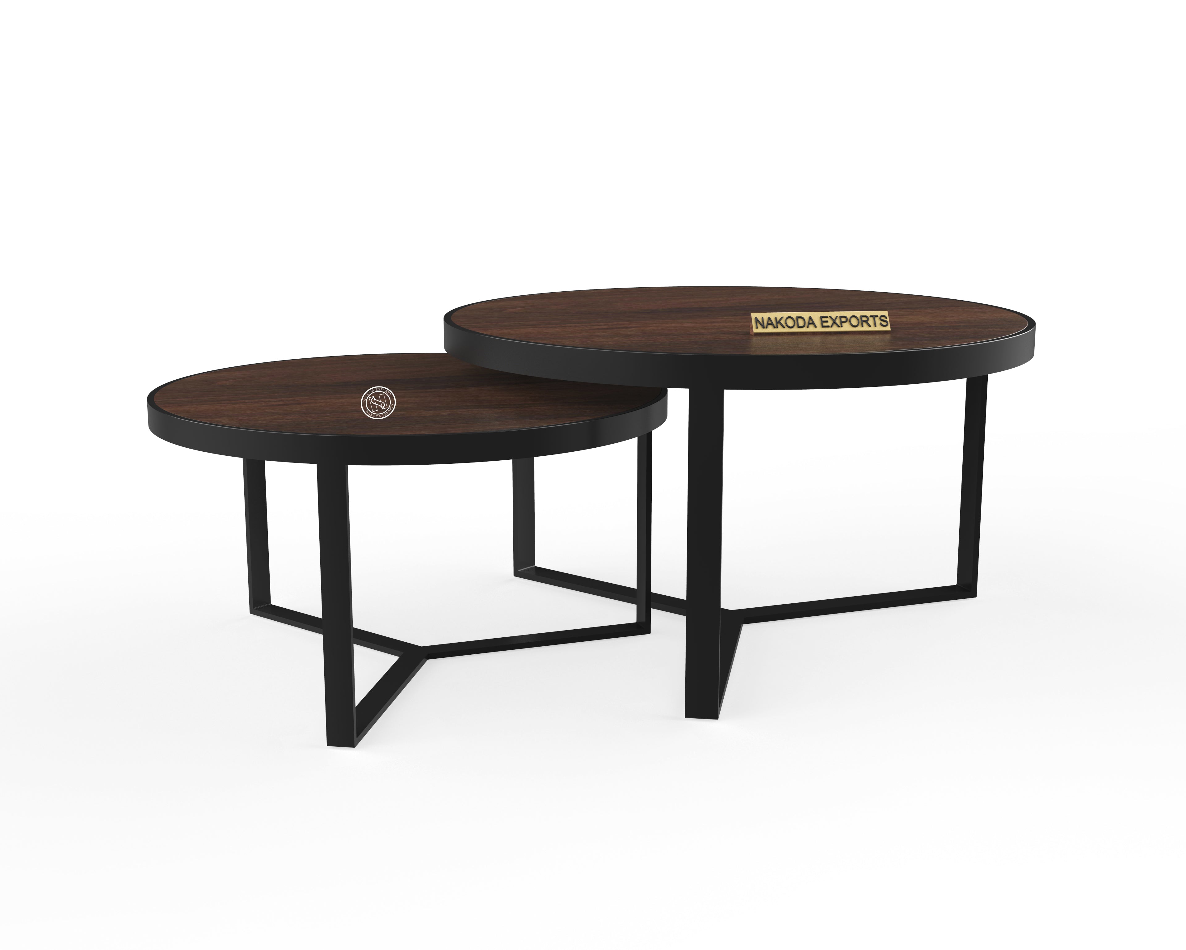 Walnut Accent Nesting Tables