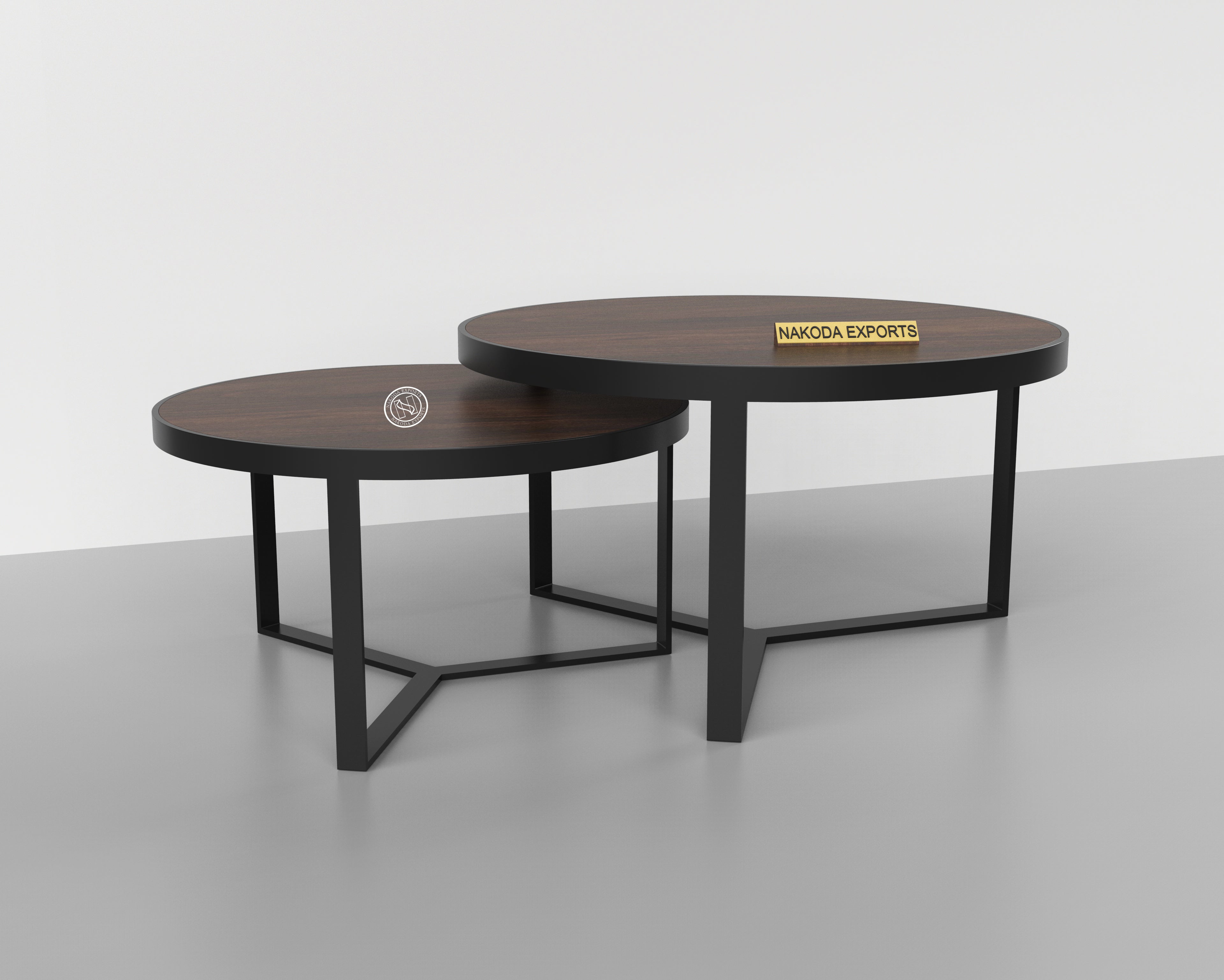 Walnut Accent Nesting Tables