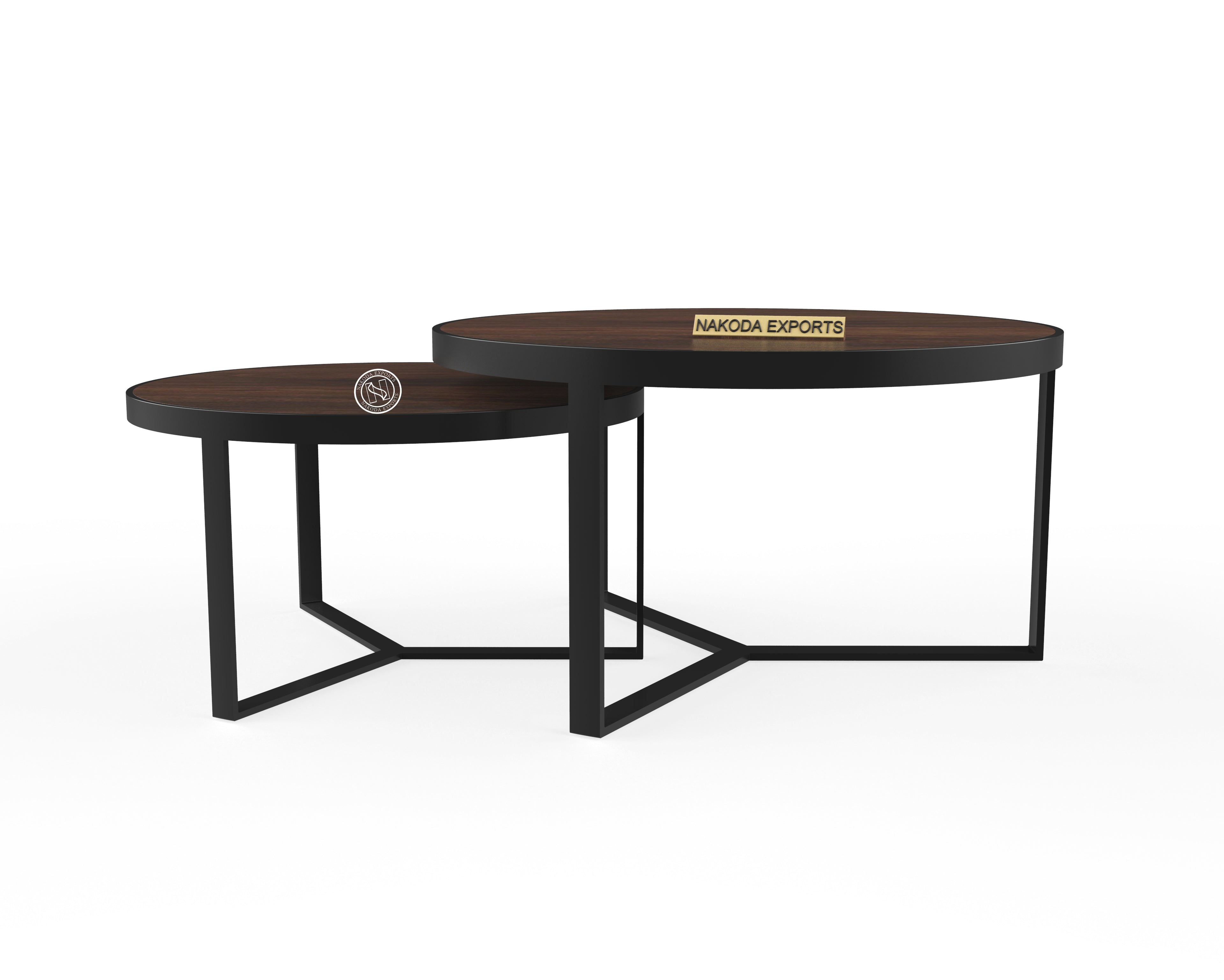 Walnut Accent Nesting Tables