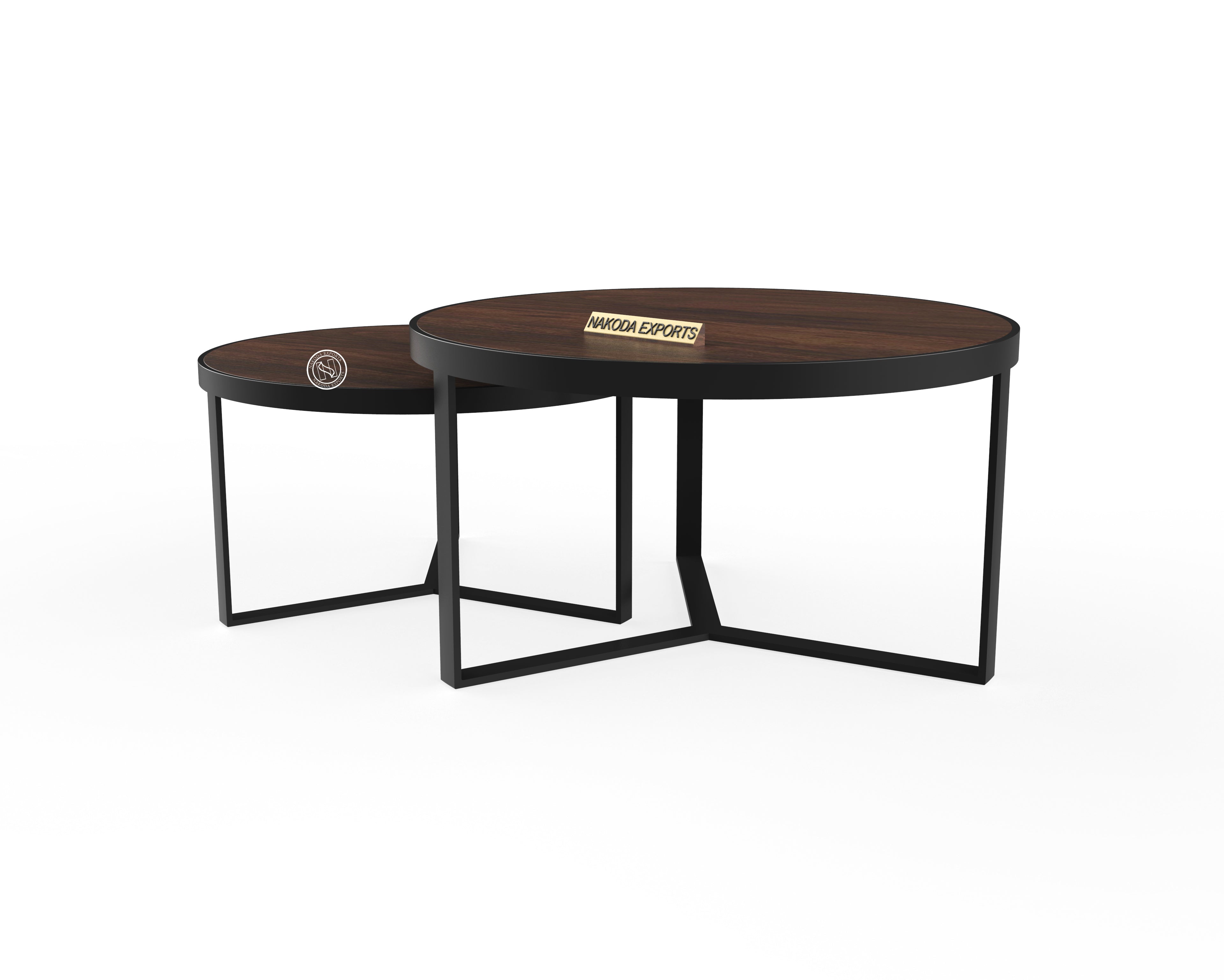 Walnut Accent Nesting Tables