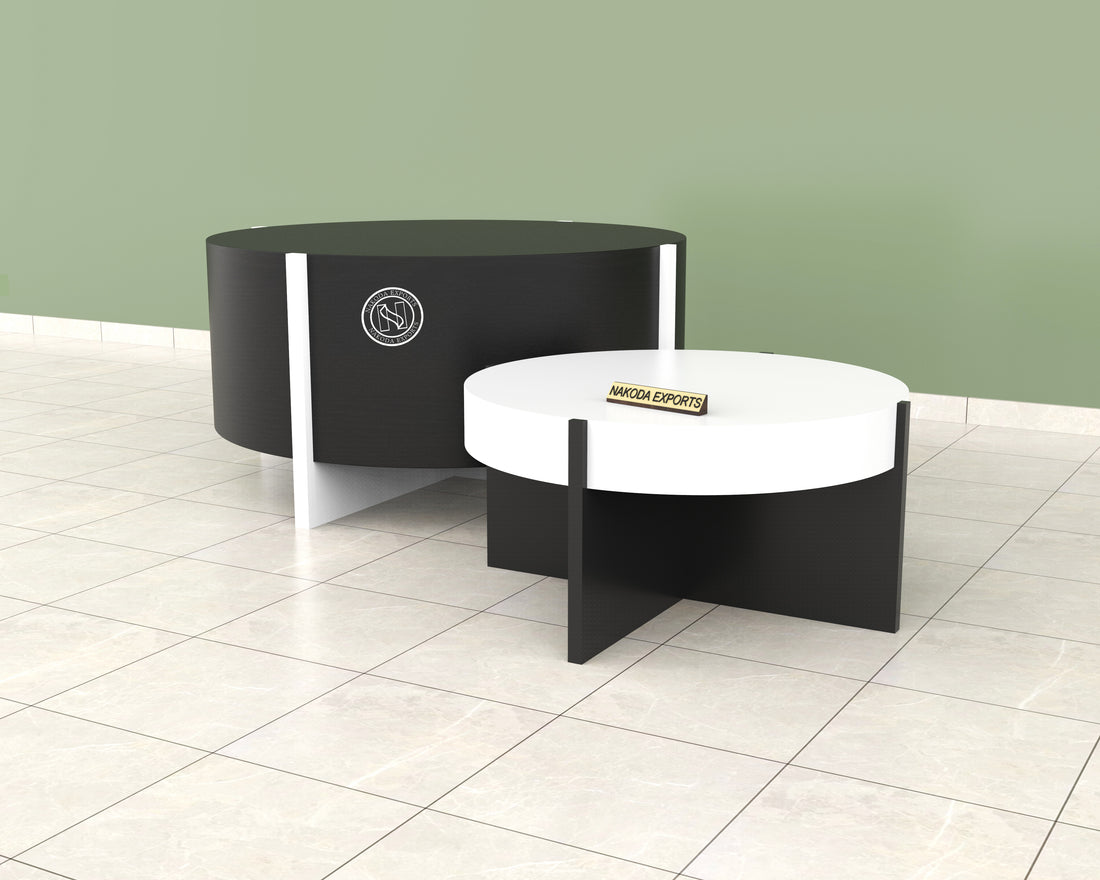 Black and White Nesting Tables