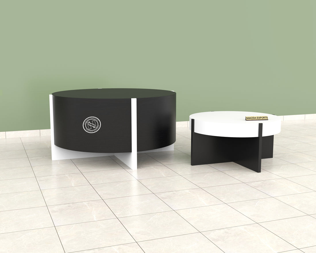 Black and White Nesting Tables