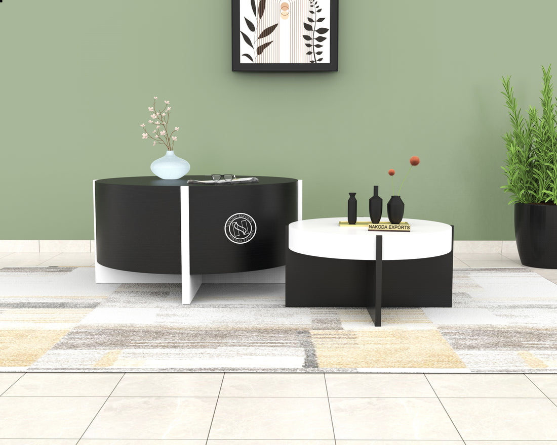 Black and White Nesting Tables