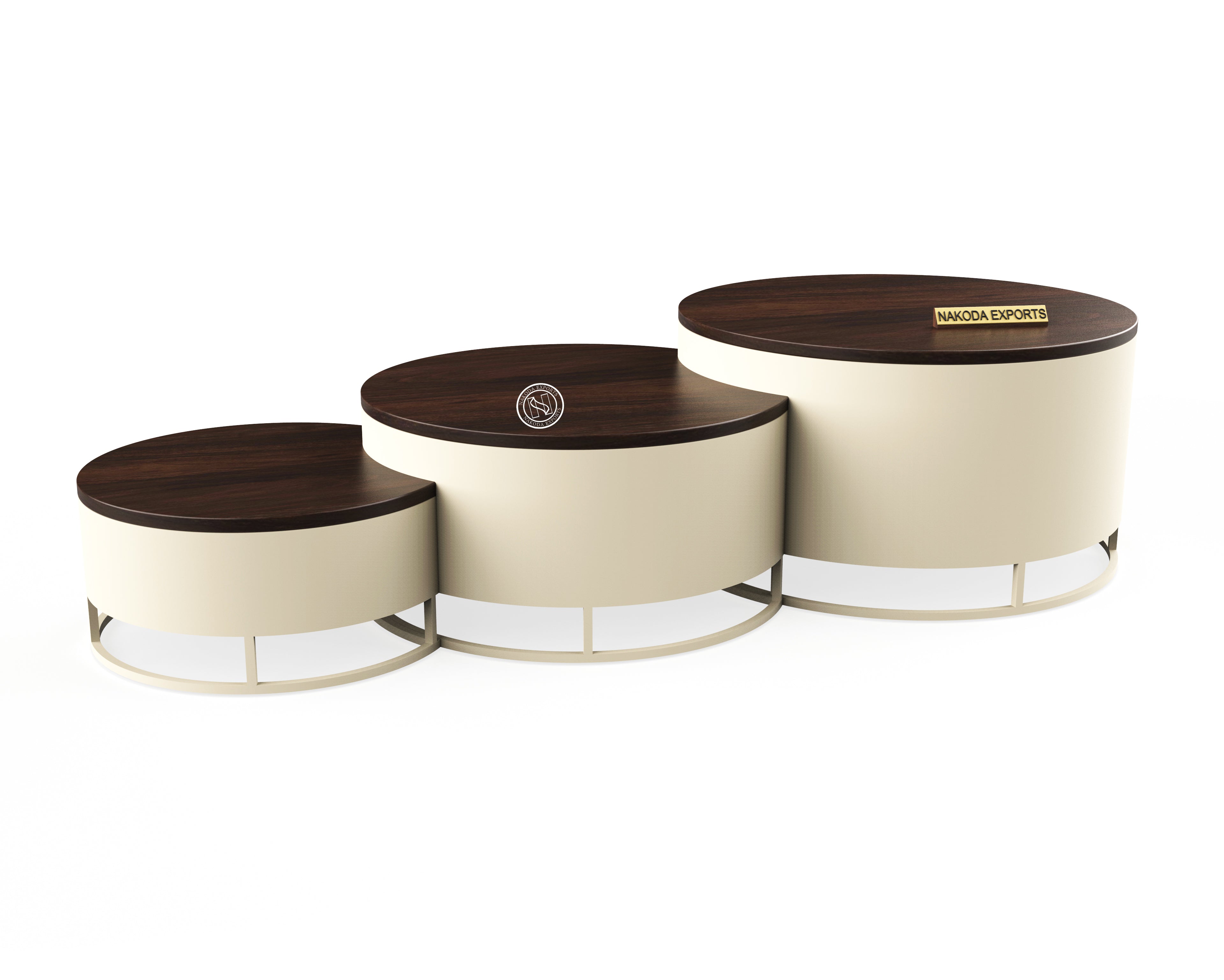 Elegant Nested Coffee Table Set