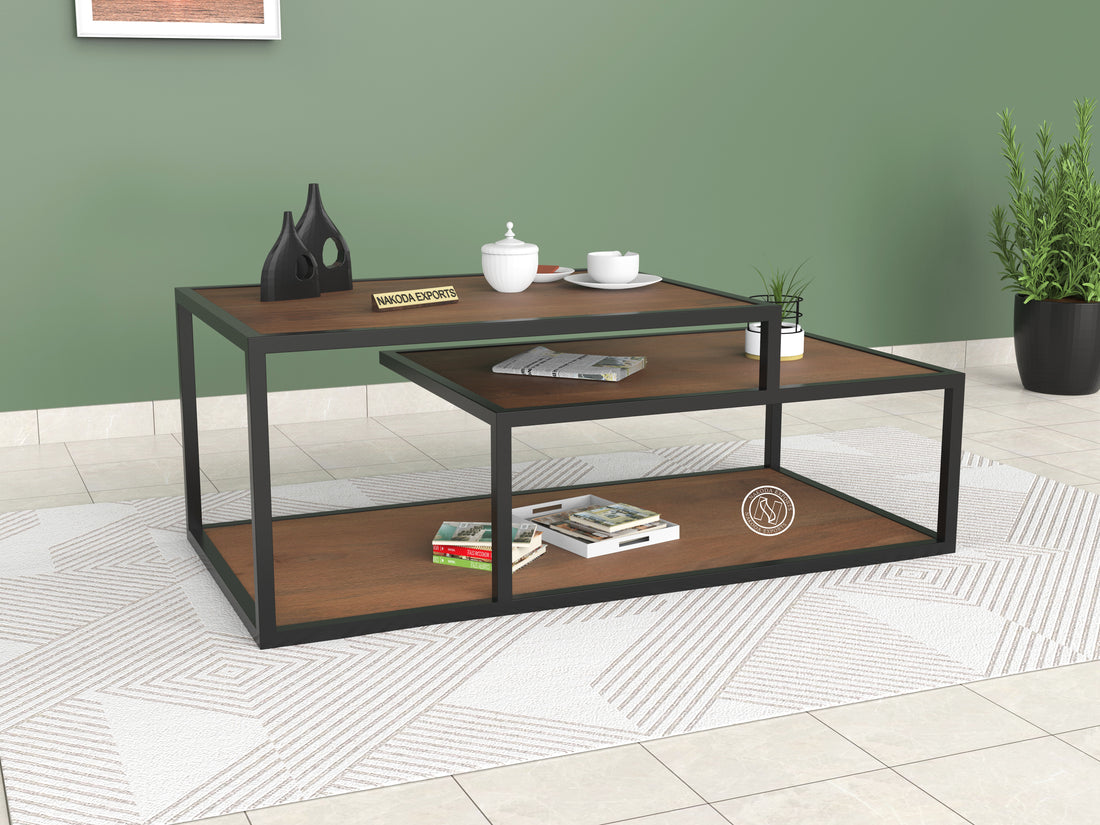 Modern Geometric Coffee Table Set