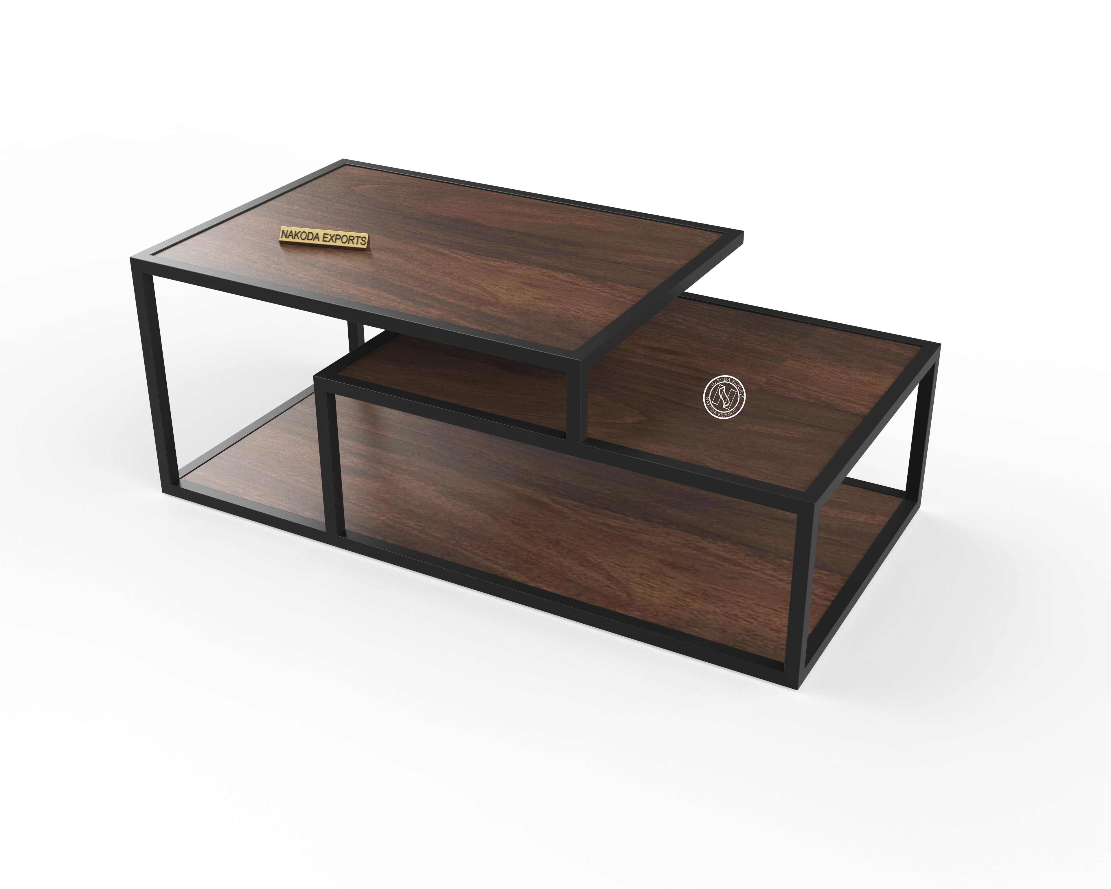 Modern Geometric Coffee Table Set