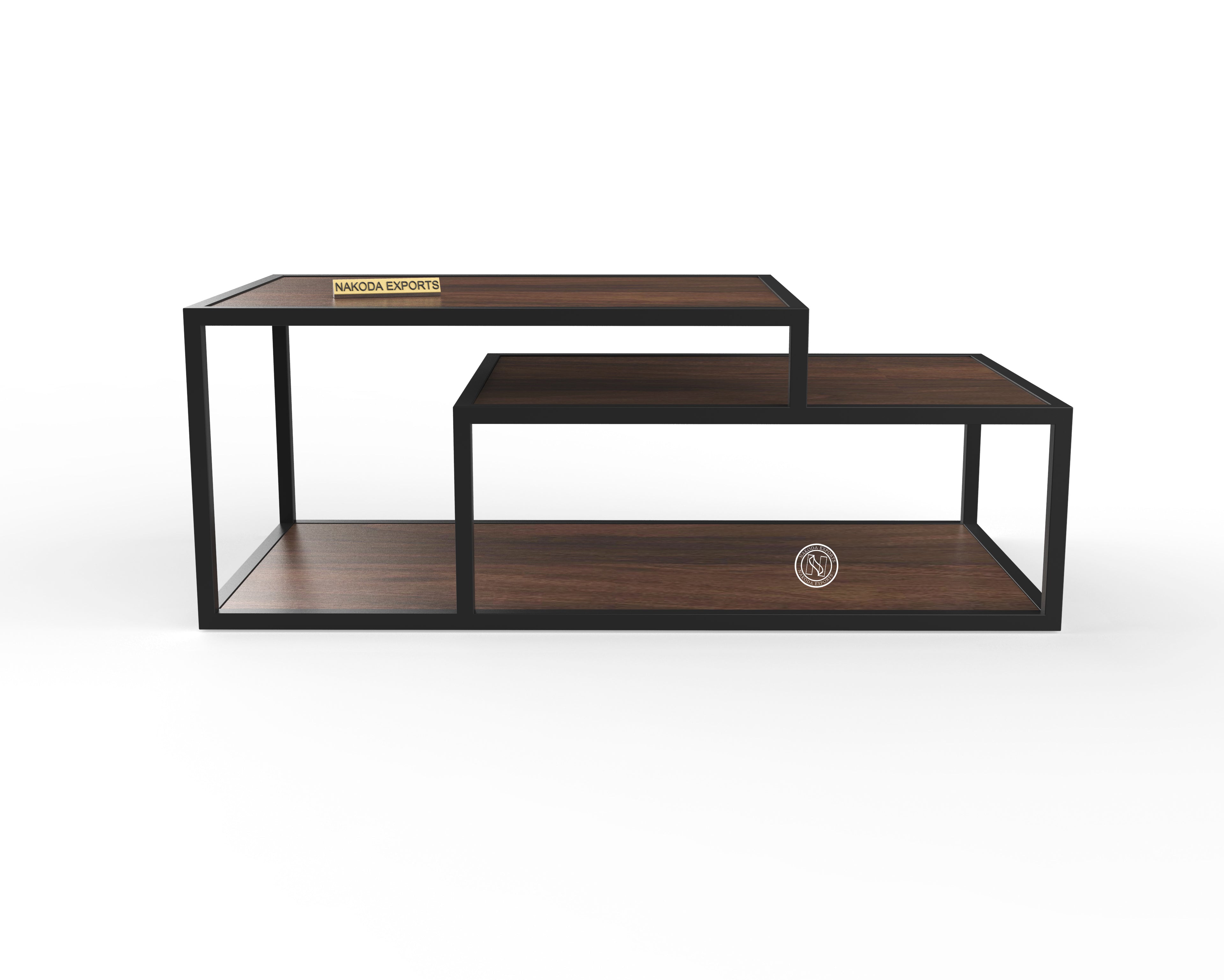 Modern Geometric Coffee Table Set