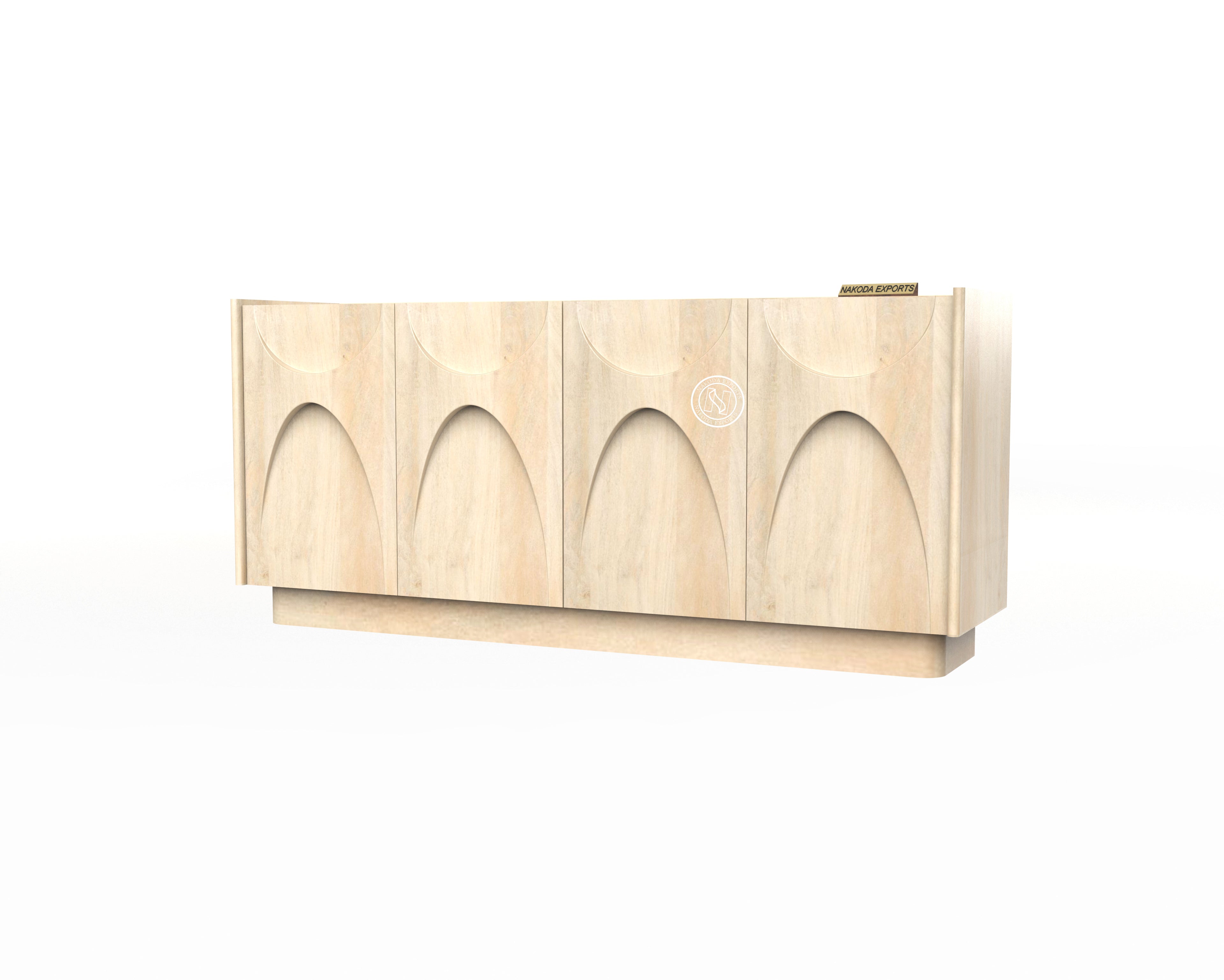 Modern Arched Minimalist Sideboard
