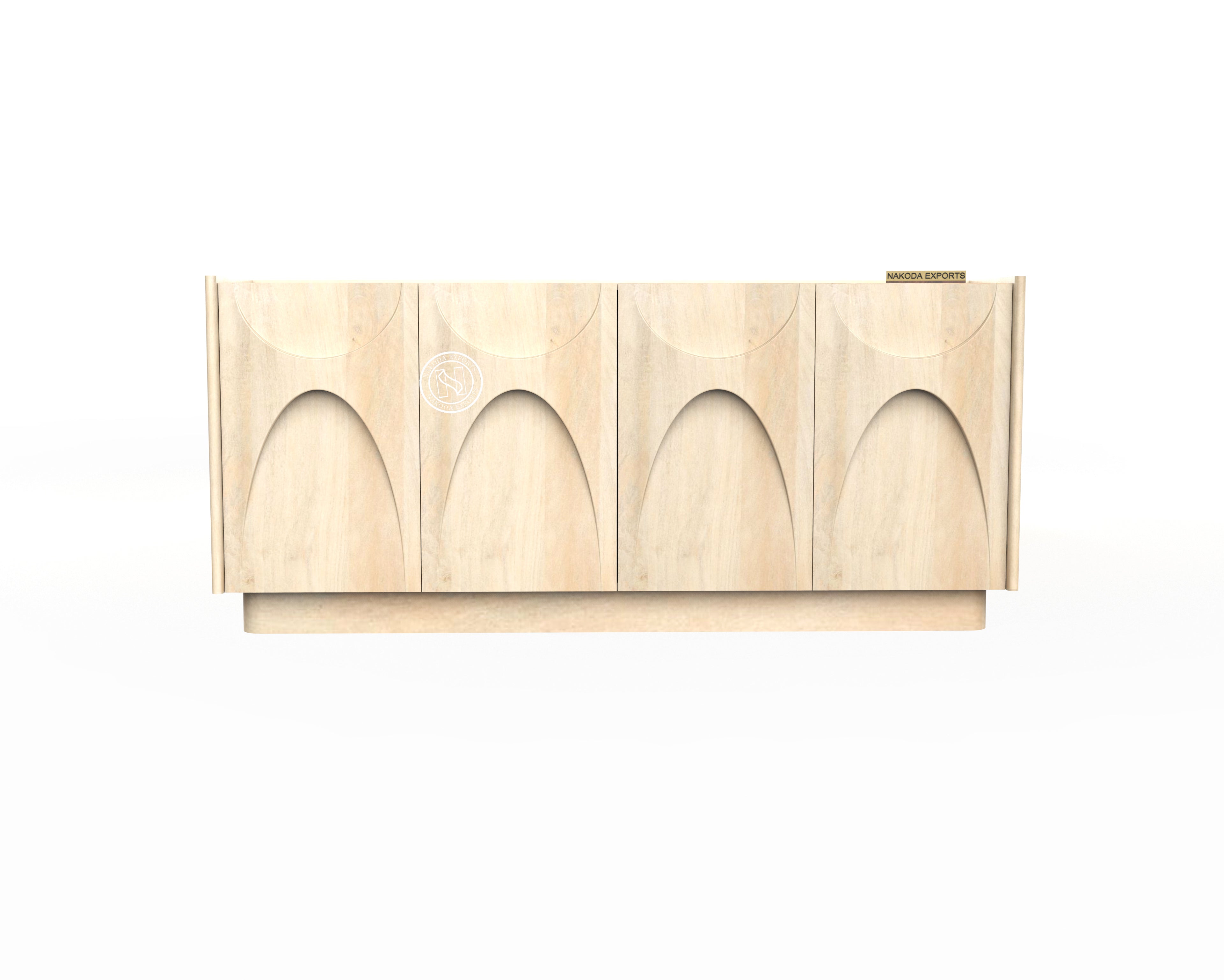Modern Arched Minimalist Sideboard