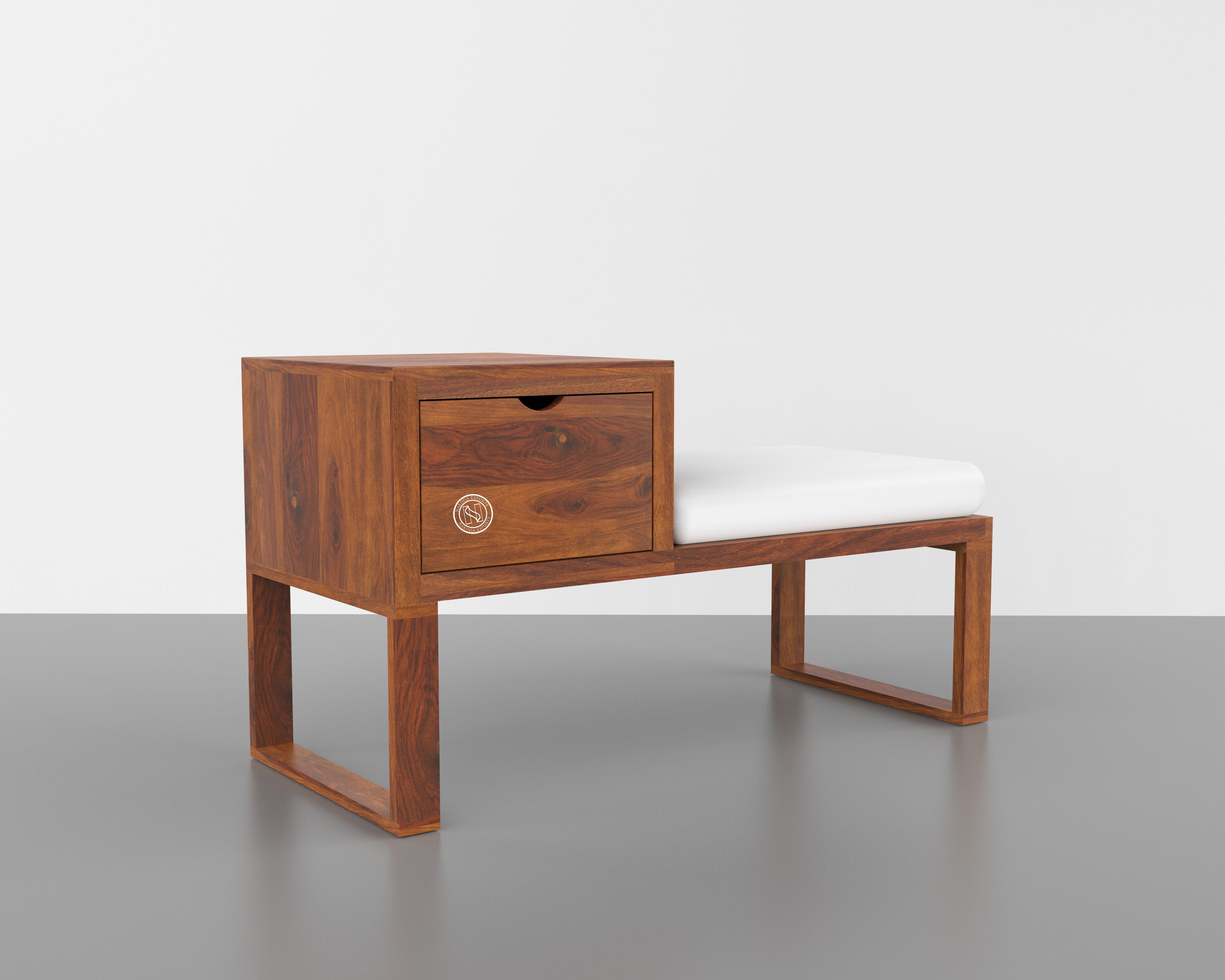 Woodstage Sheesham Wood Shoe Rack