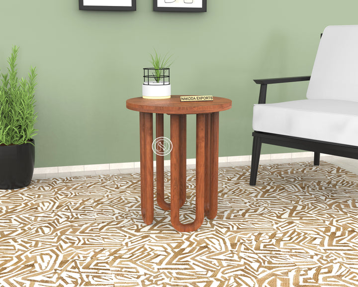 Modern Round Leg Side Table