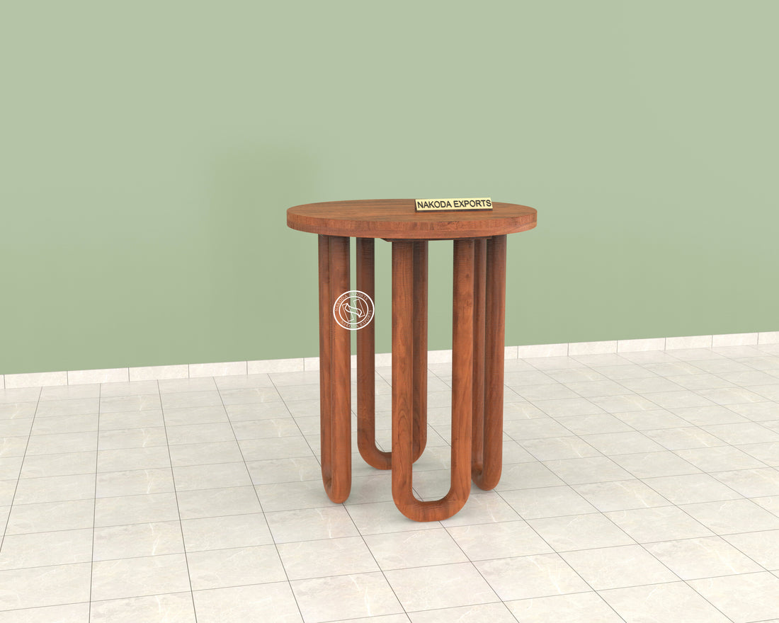 Modern Round Leg Side Table