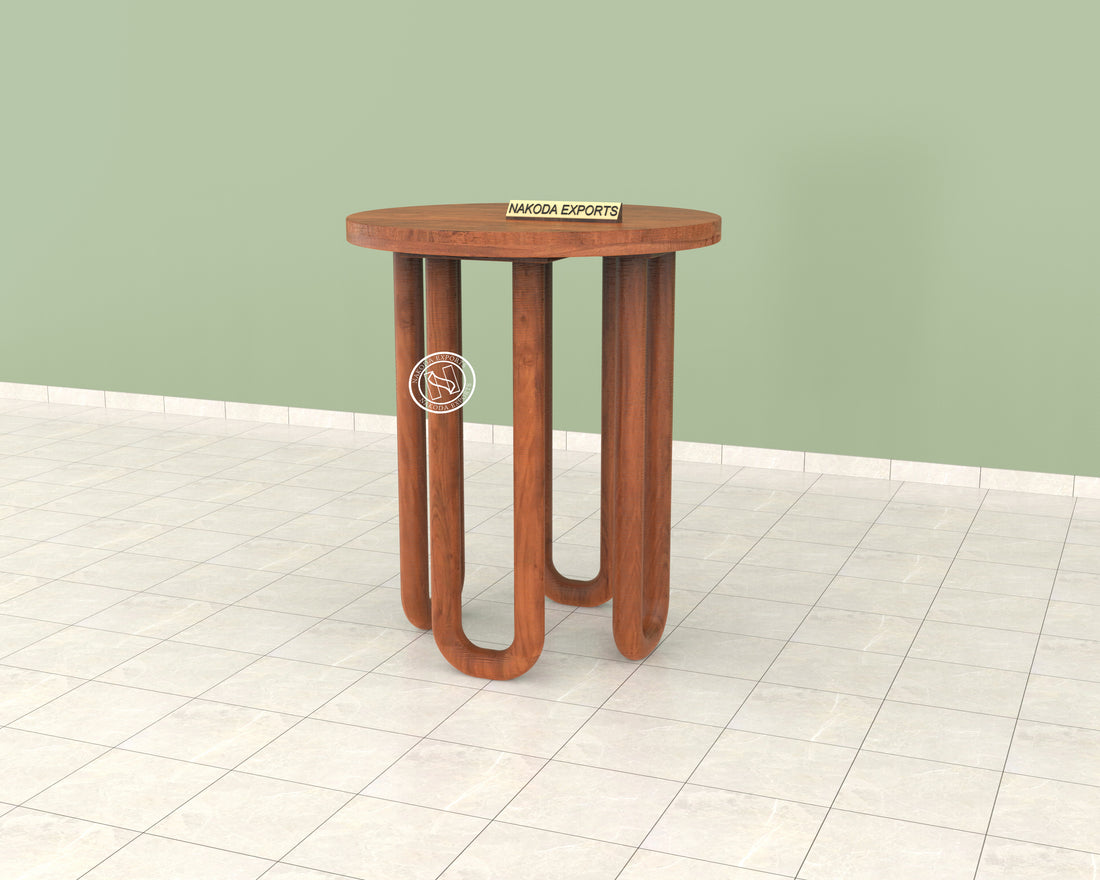 Modern Round Leg Side Table