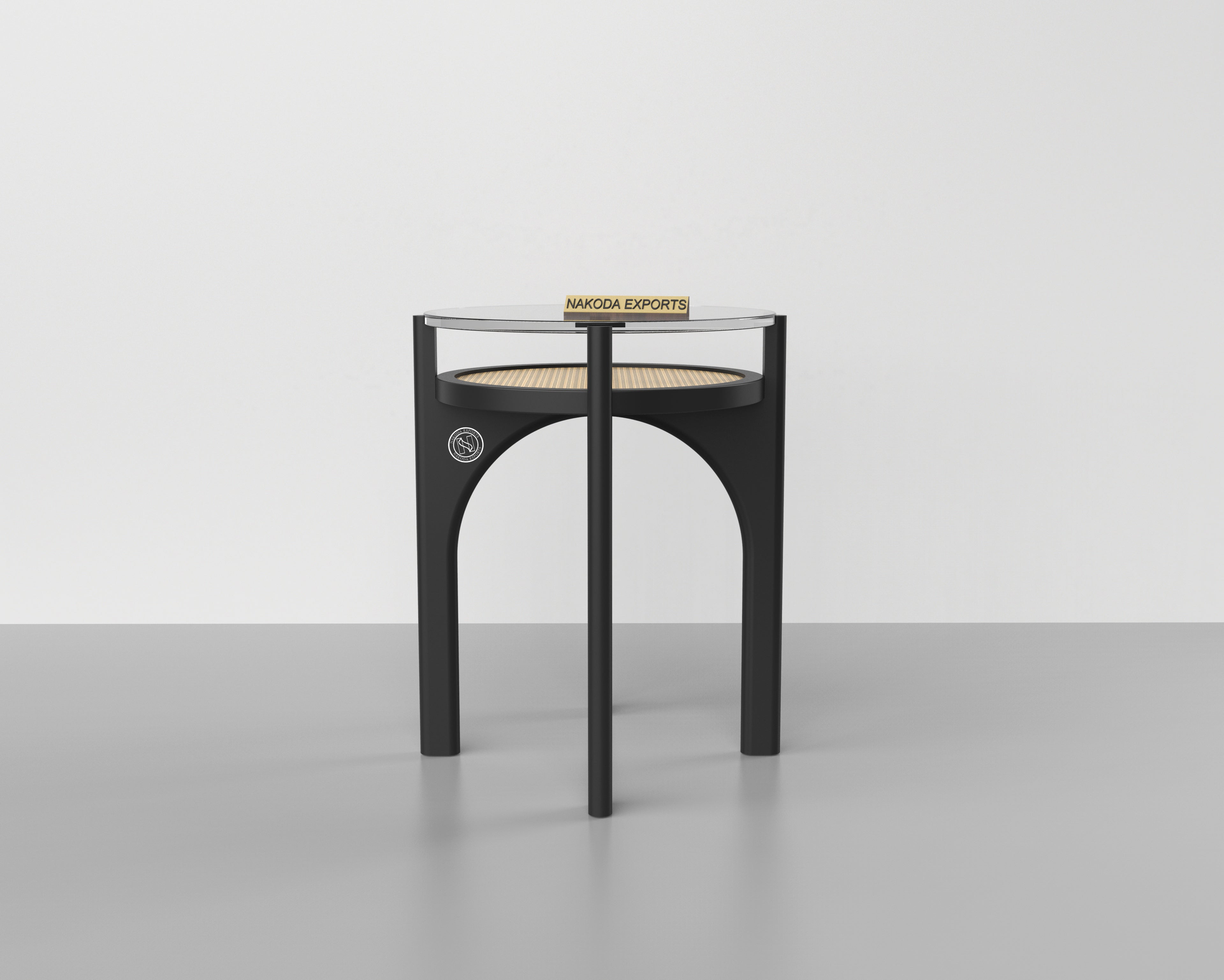 Modern Rattan Side Table