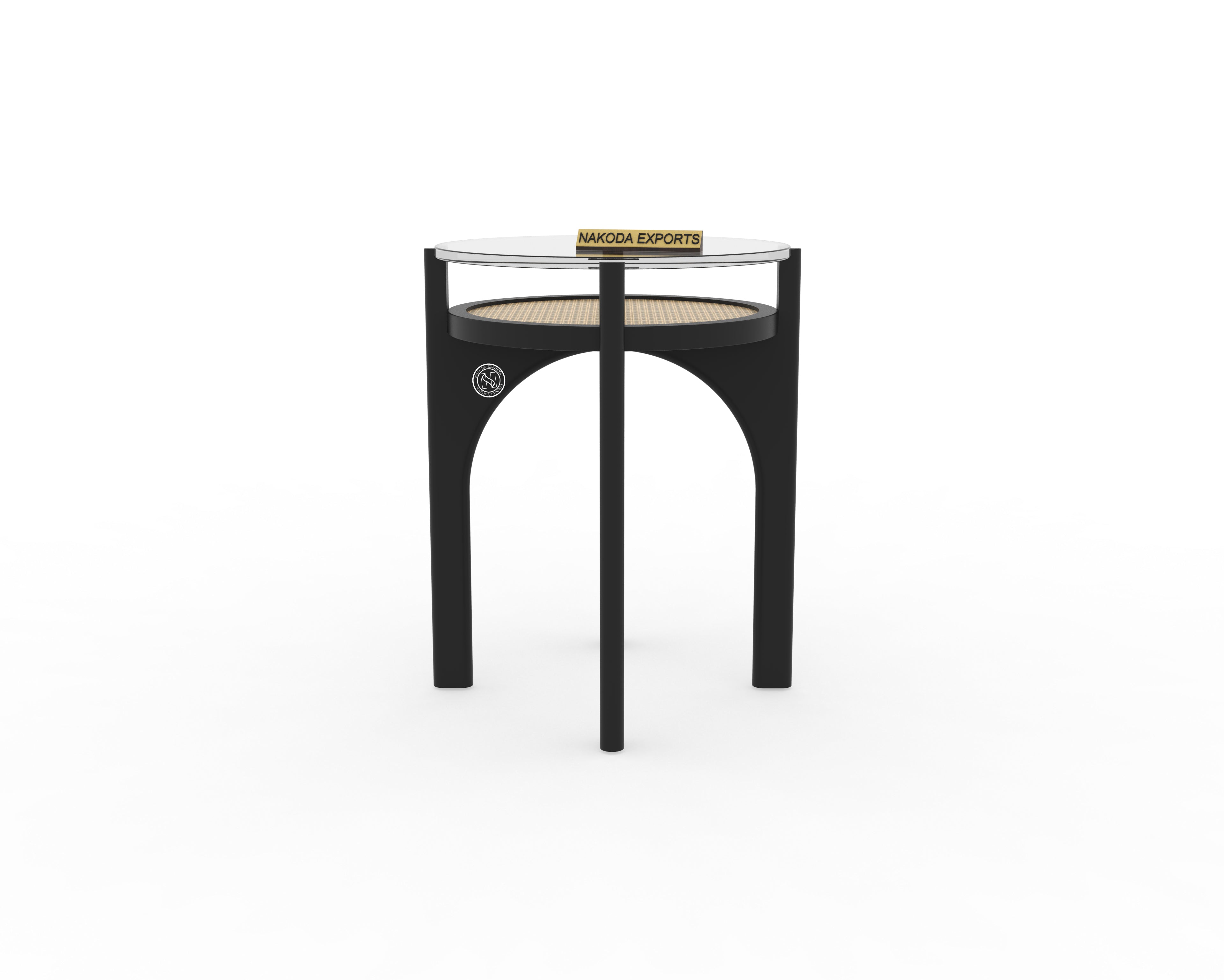 Modern Rattan Side Table