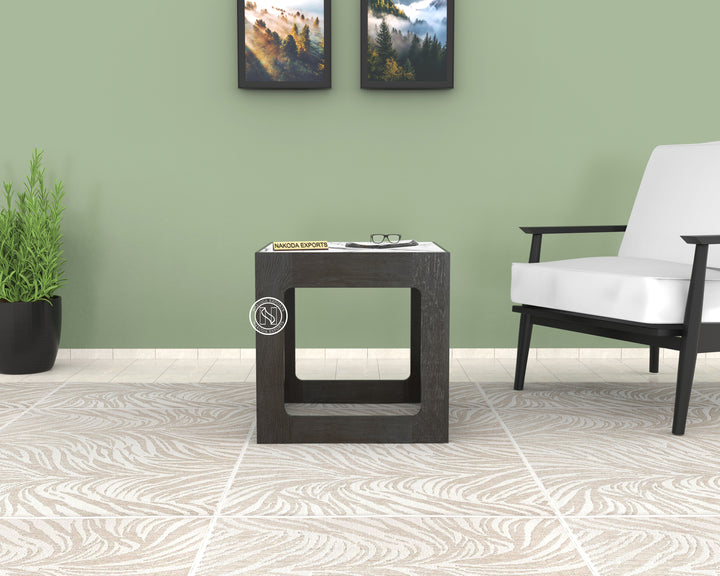 Facile Square Side End Table