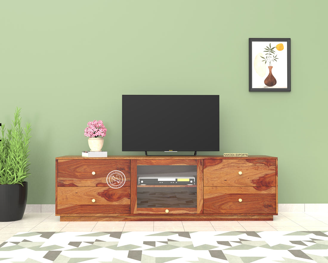 Sheesham Wood 2 Door TV Cabinet