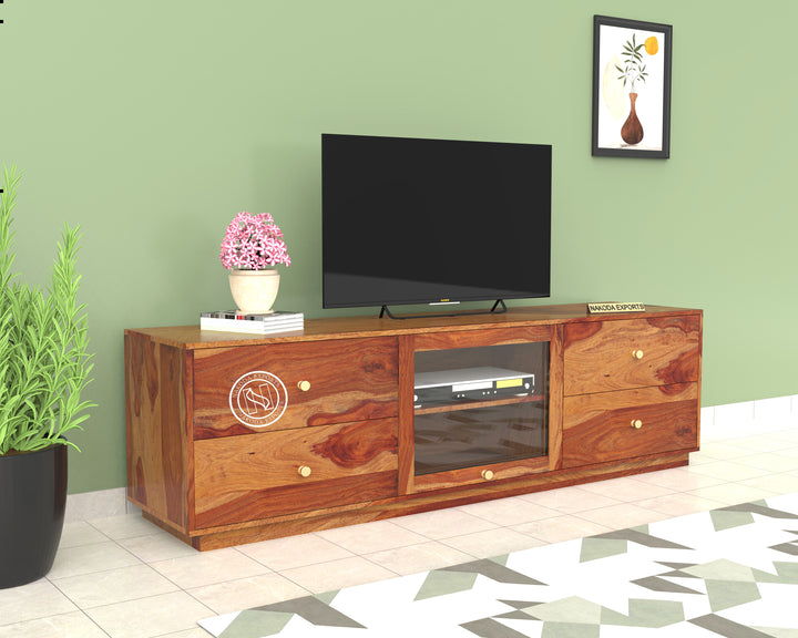 Sheesham Wood 2 Door TV Cabinet